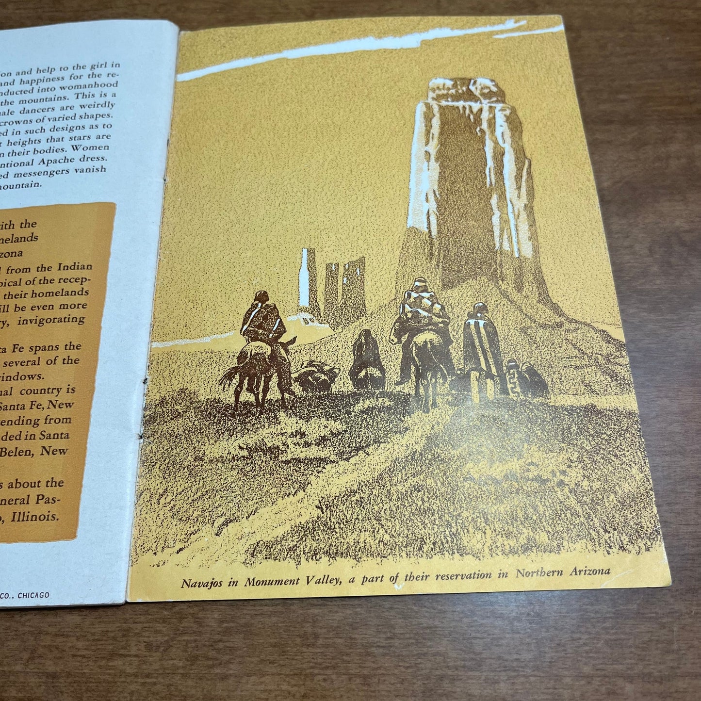 Santa Fe Railway Indian Village Chicago Railroad Fair 1949 Souvenir Book H4-4