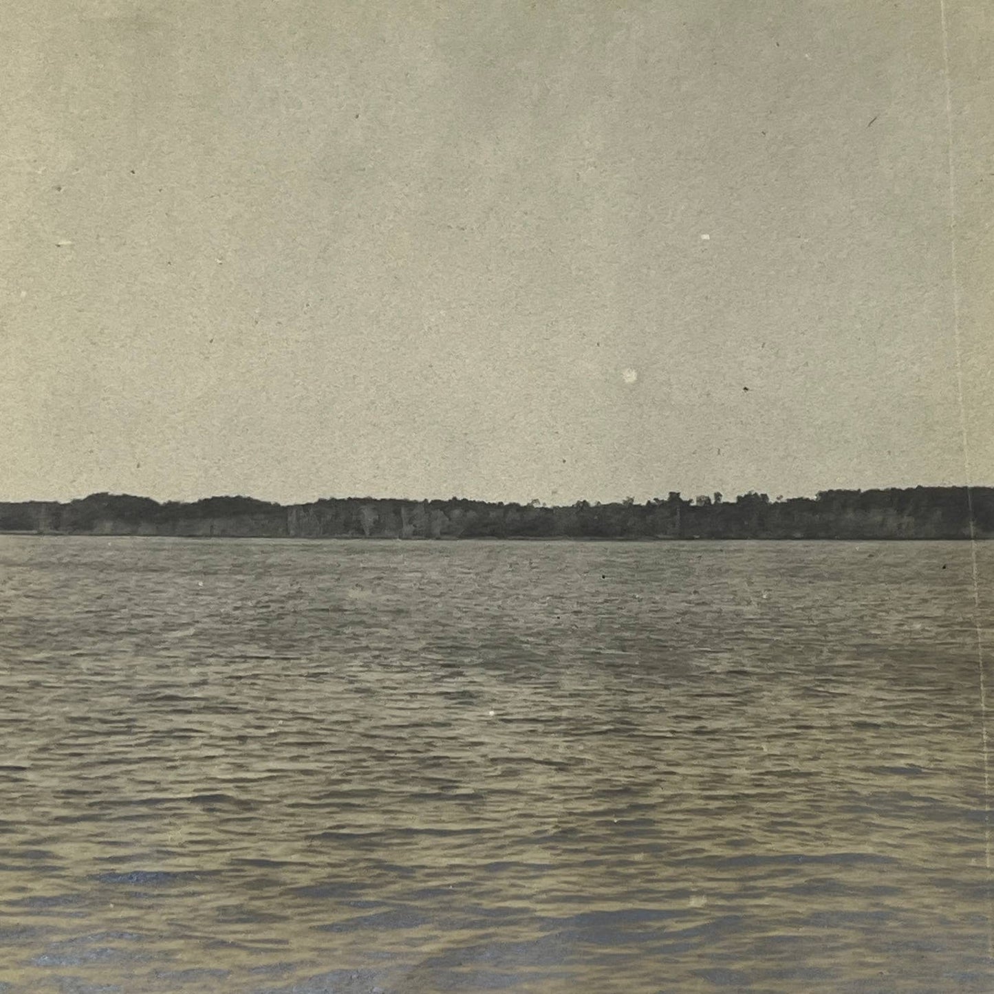 1903 Original Sepia Photograph Width of the River Usumacinta Mexico AC7