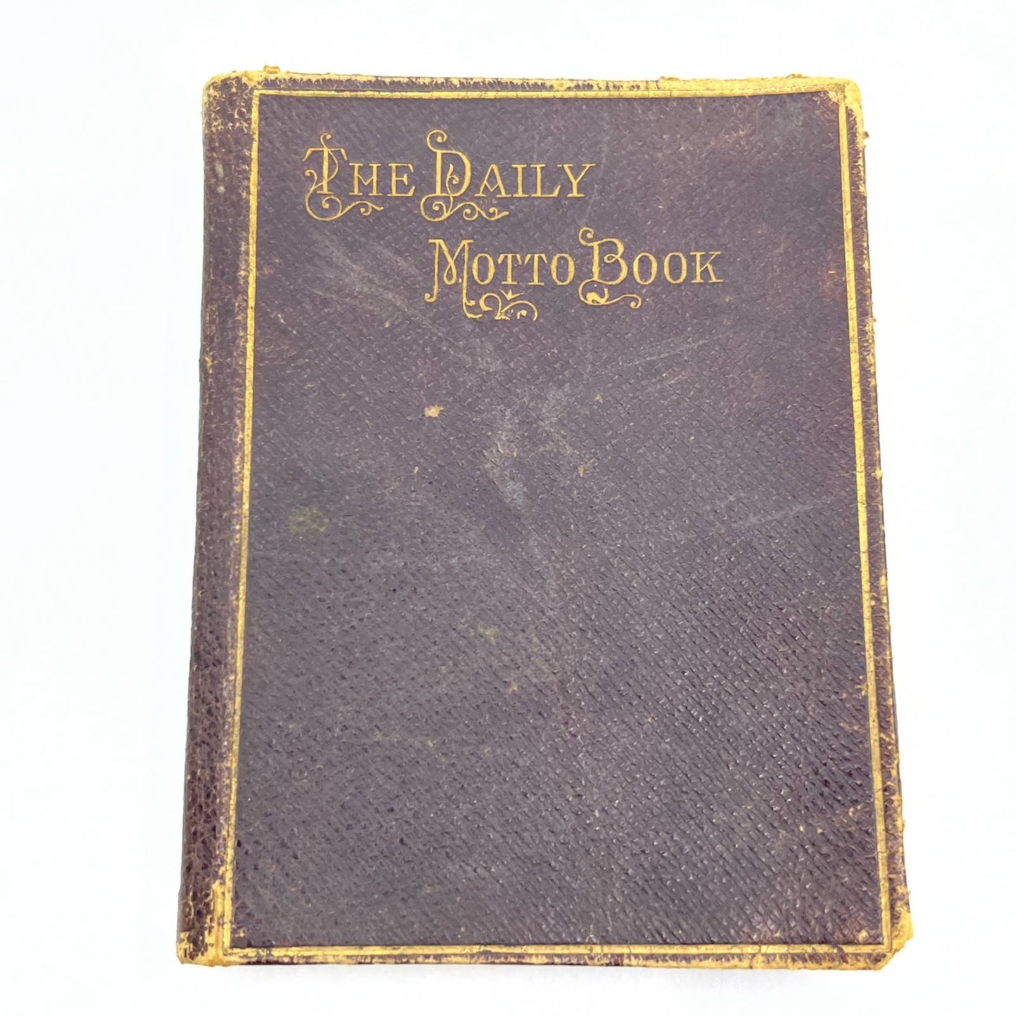 1886 The Daily Motto Birthday Calendar and Poetry Book Frederick & Warne Co. TG2