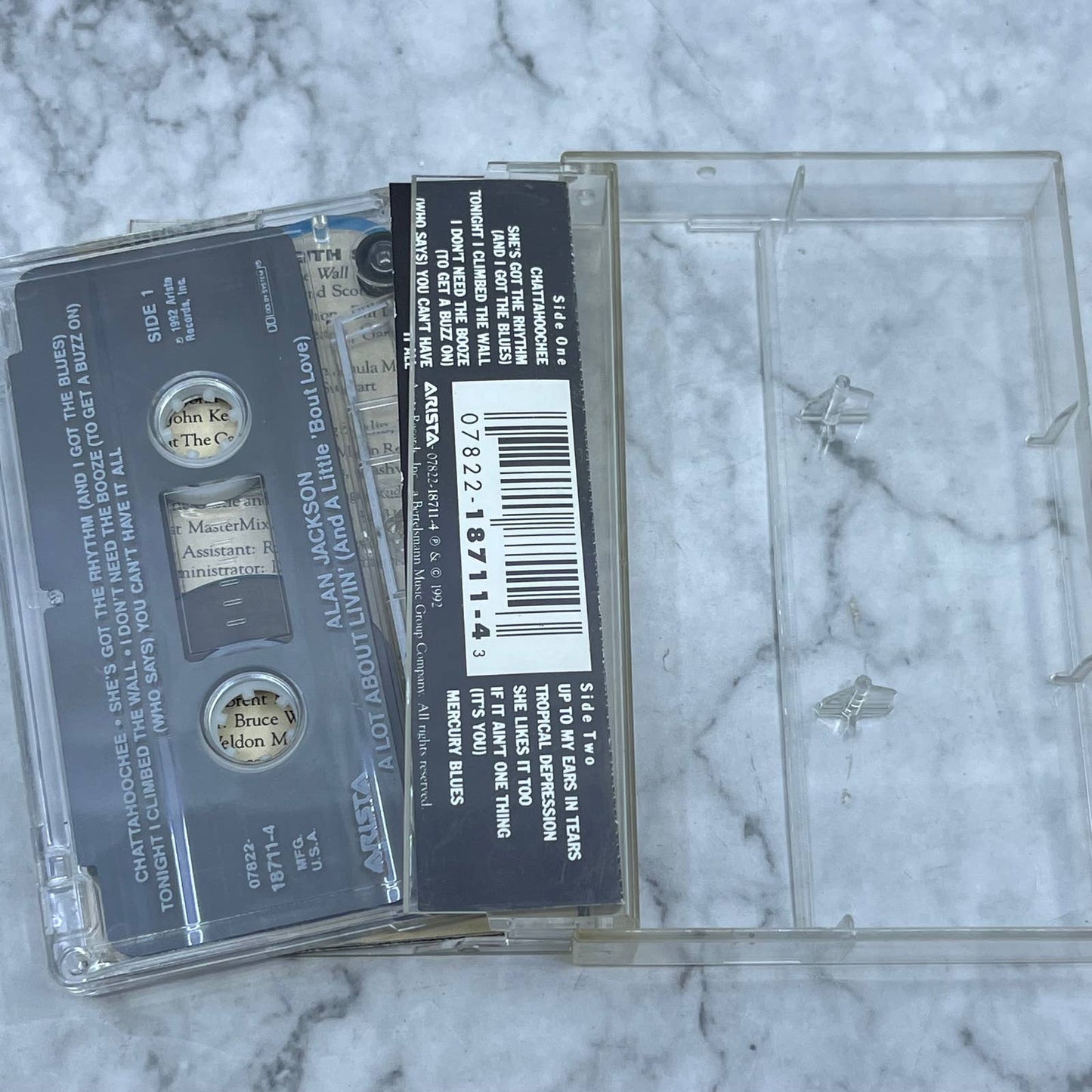 Alan Jackson A Lot About Livin Cassette Tape TB7-17