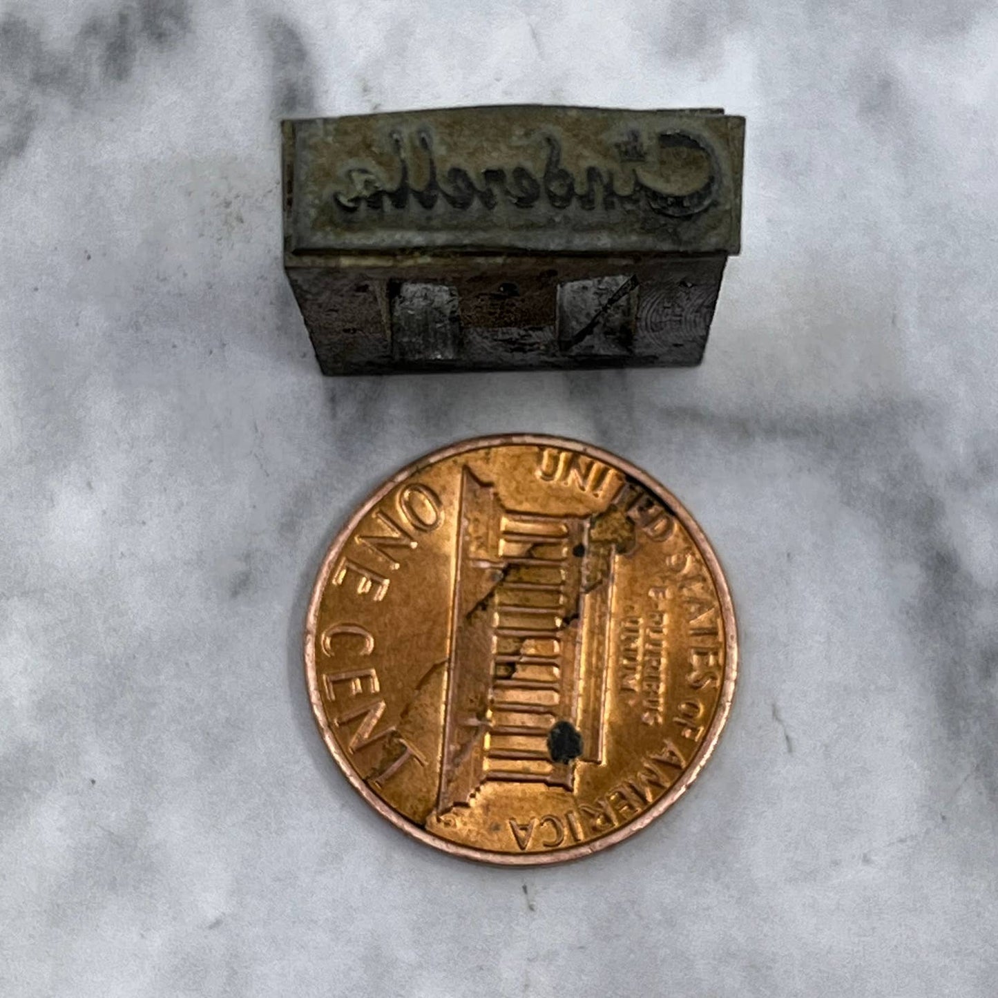 Vintage Printing Letterpress Printers Block Plate Cinderella TJ514