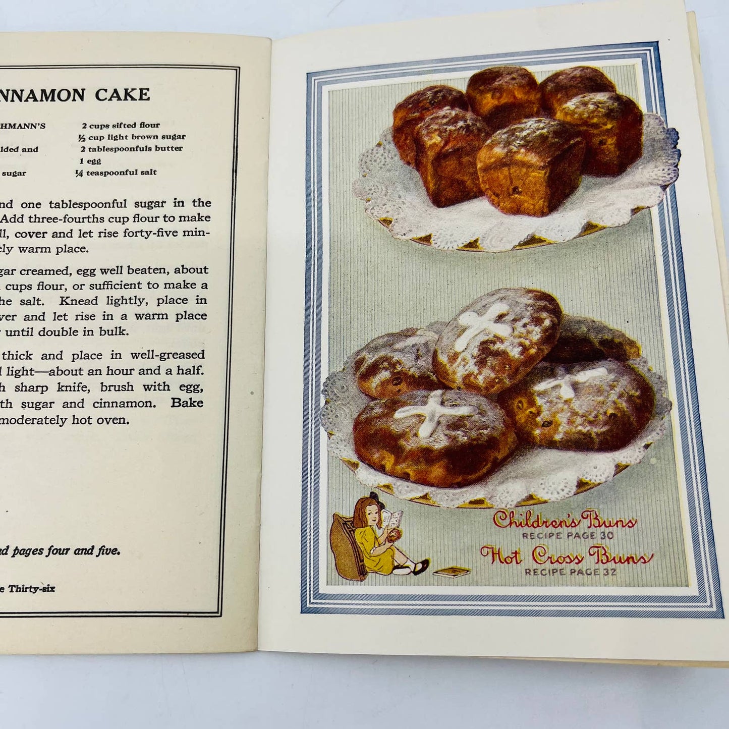 1917 Fleischmann’s Recipes Book Fleischmann Yeast Cookbook Baking Bread EA1