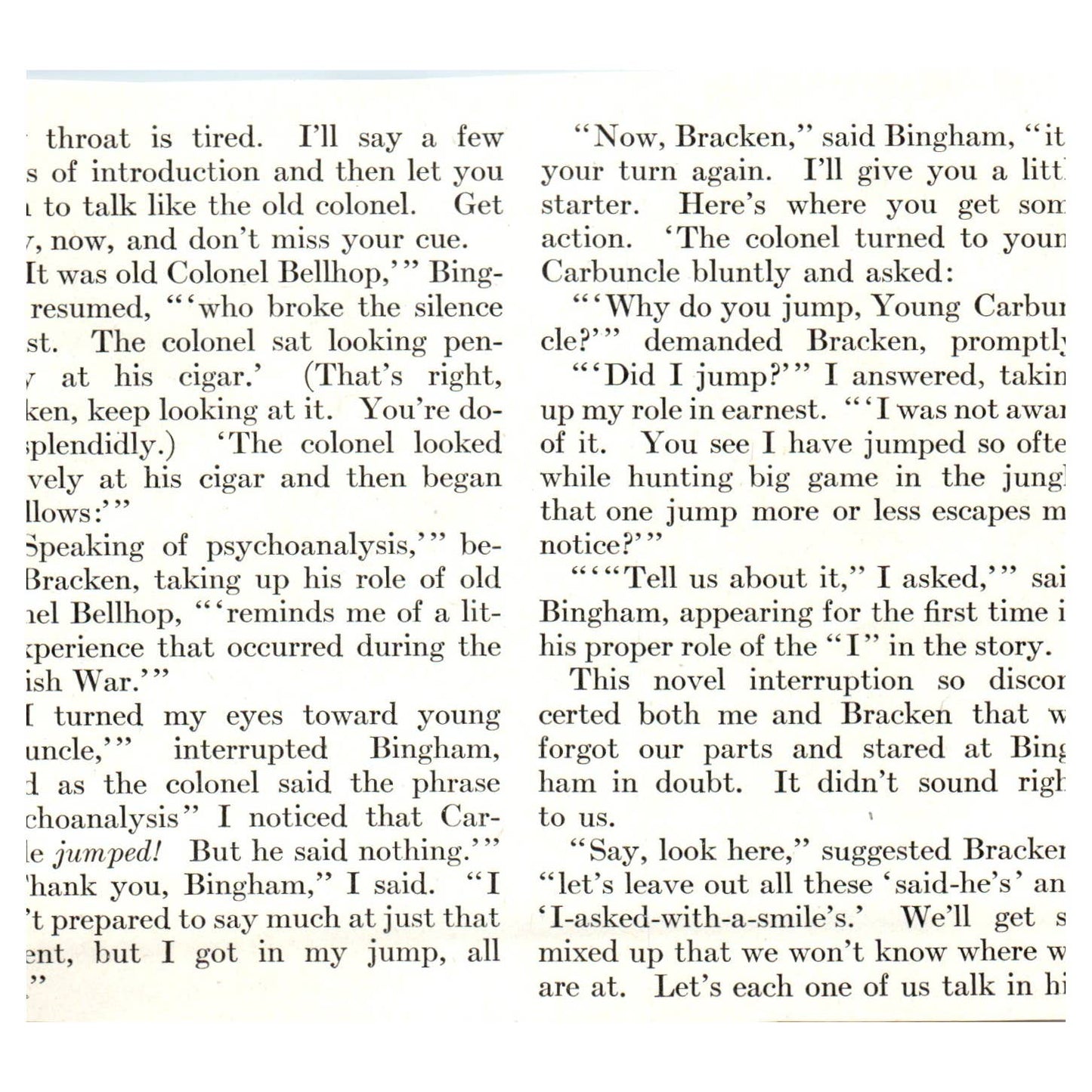 She Landed Square in the Arms of the Most Handsome Aide 1921 Illustration TJ7-S