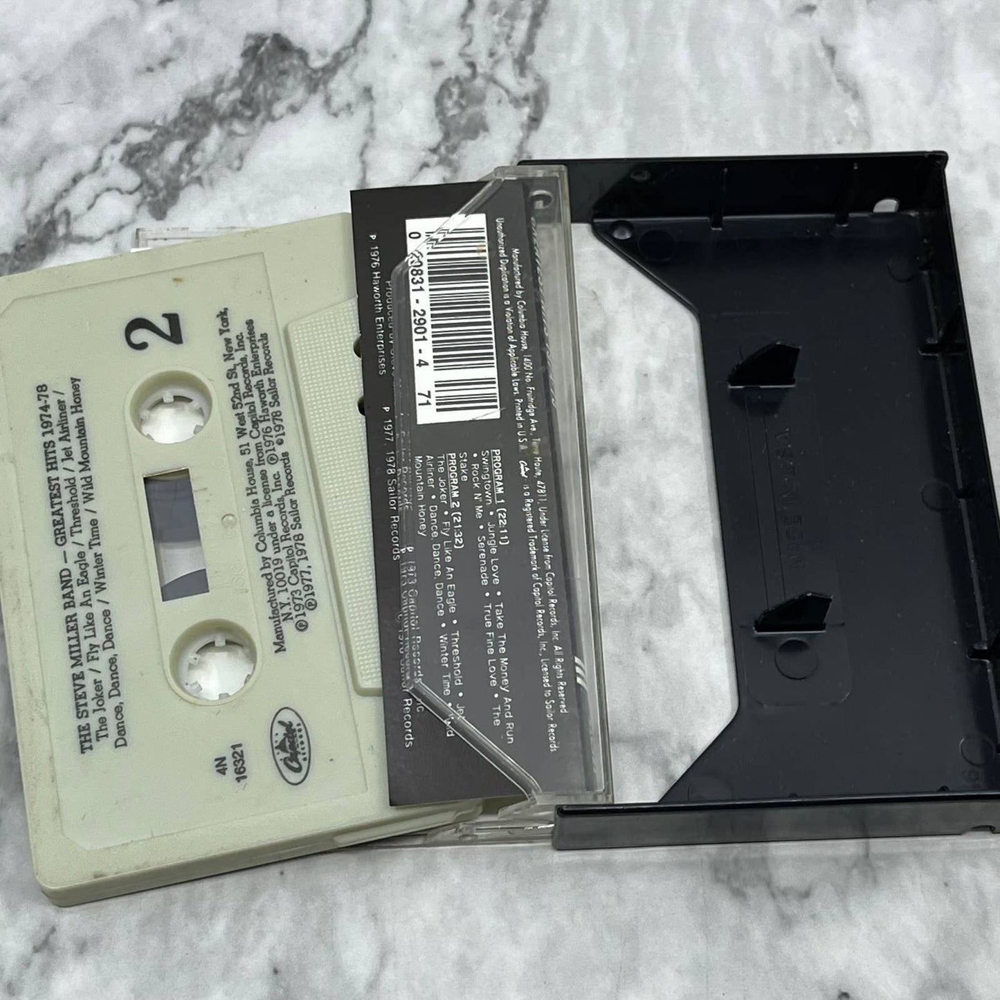 The Steve Miller Band Cassette 1978 Greatest Hits 74-78 Cassette Tape TC7-43