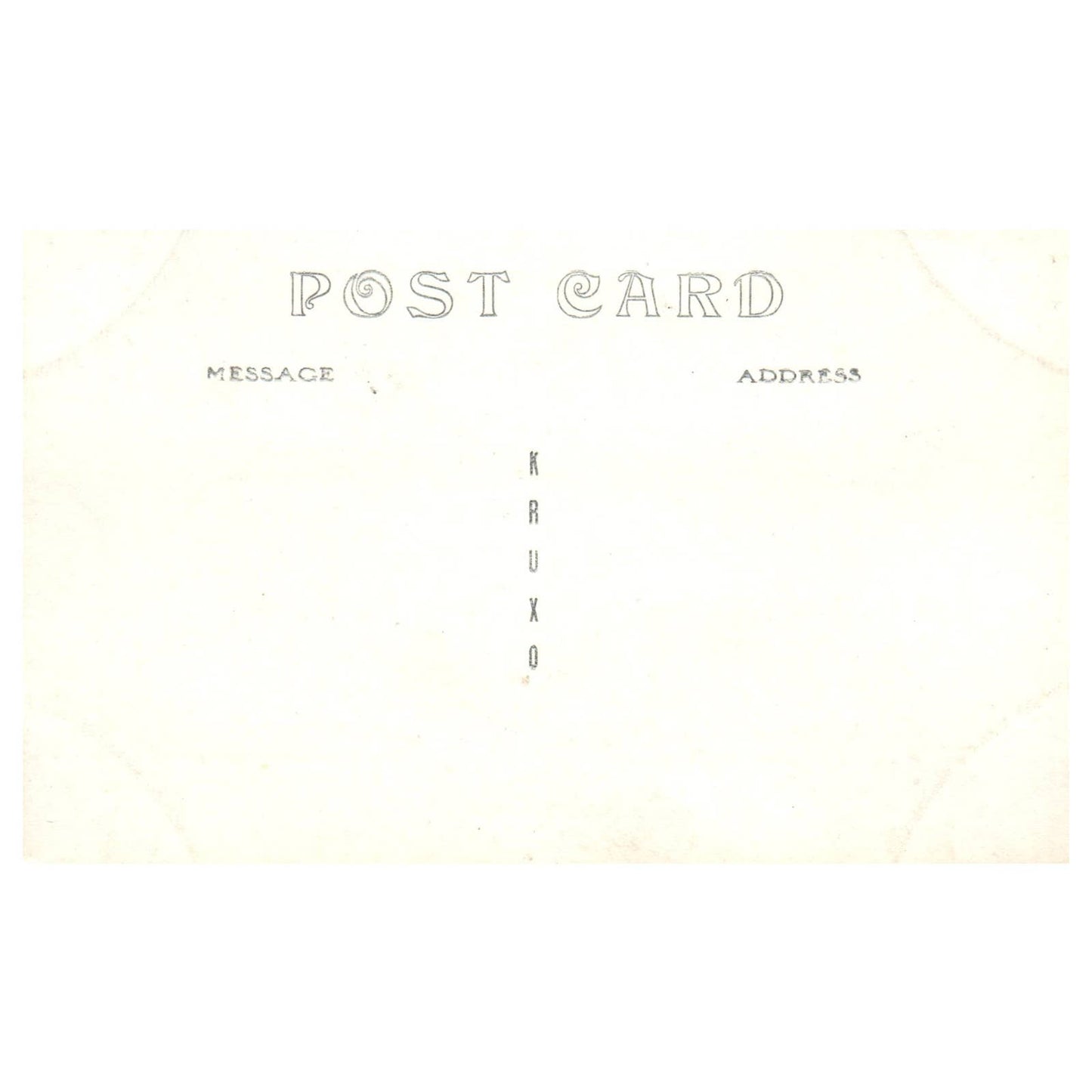 Heavy Seas Coming Over Foc' sl 1913 - Original Postcard RPPC TJ8-4