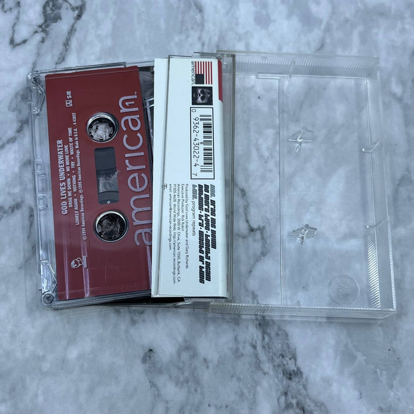 GOD LIVES UNDERWATER - Self-Titled Cassette Tape TD9-58