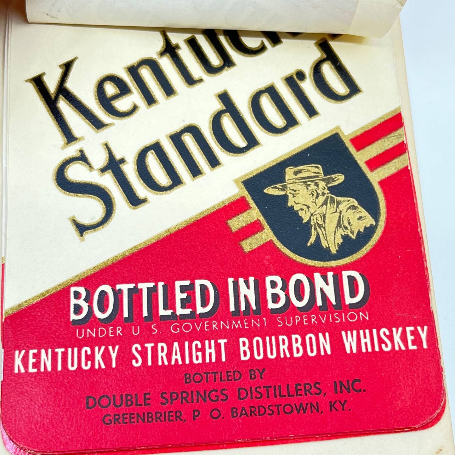 Kentucky Standard Bourbon Whiskey Label Set of 8 Double Springs Greenbrier KY