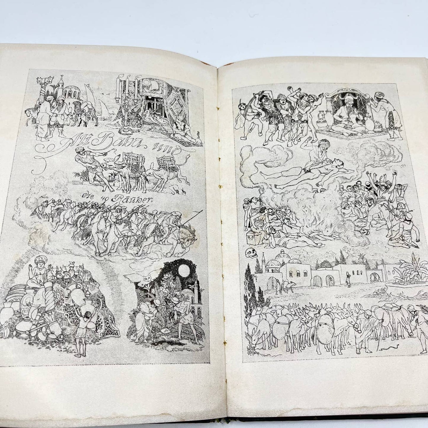 1921 German Arabian Nights Sindbad Der Seefahrer Ali Baba Und 40 Räñber TF3