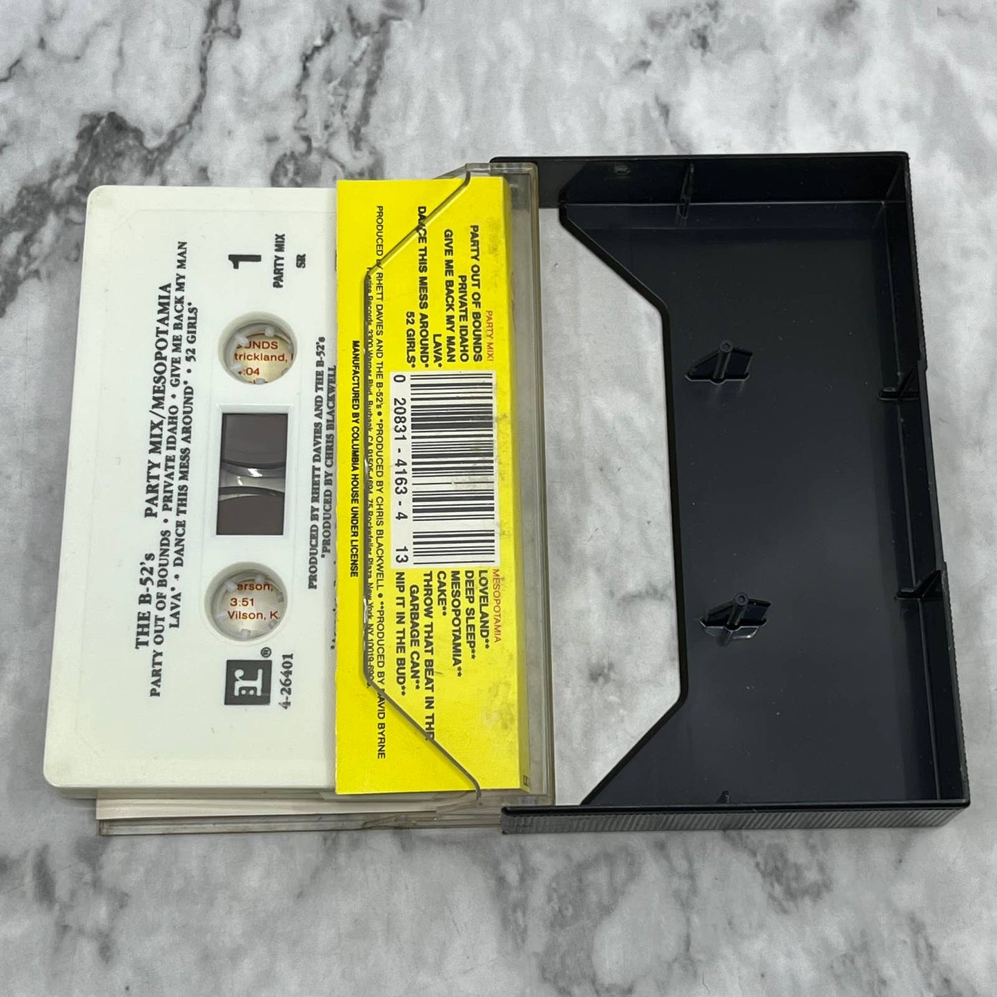 The B52's Party Mix Mesopotamia Cassette Tape TI1-38