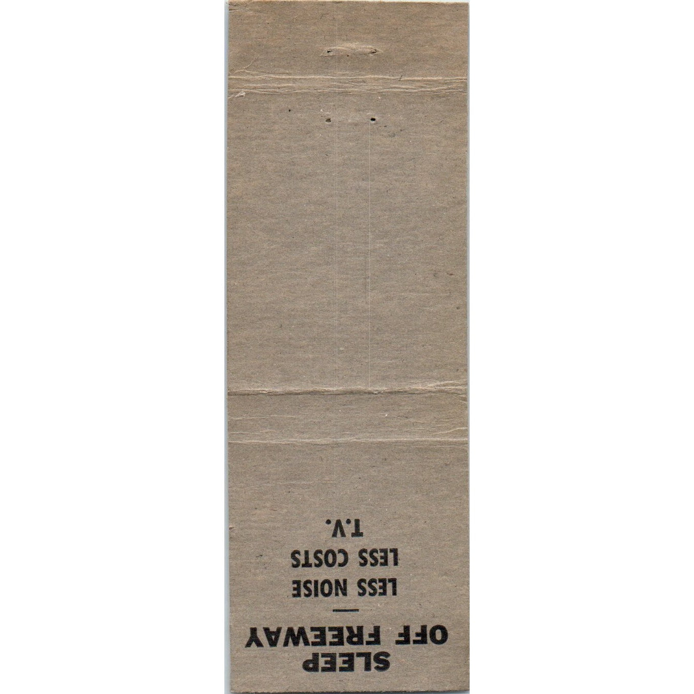 El Rancho Motel Tulare CA Advertising Matchbook Cover MM9-1