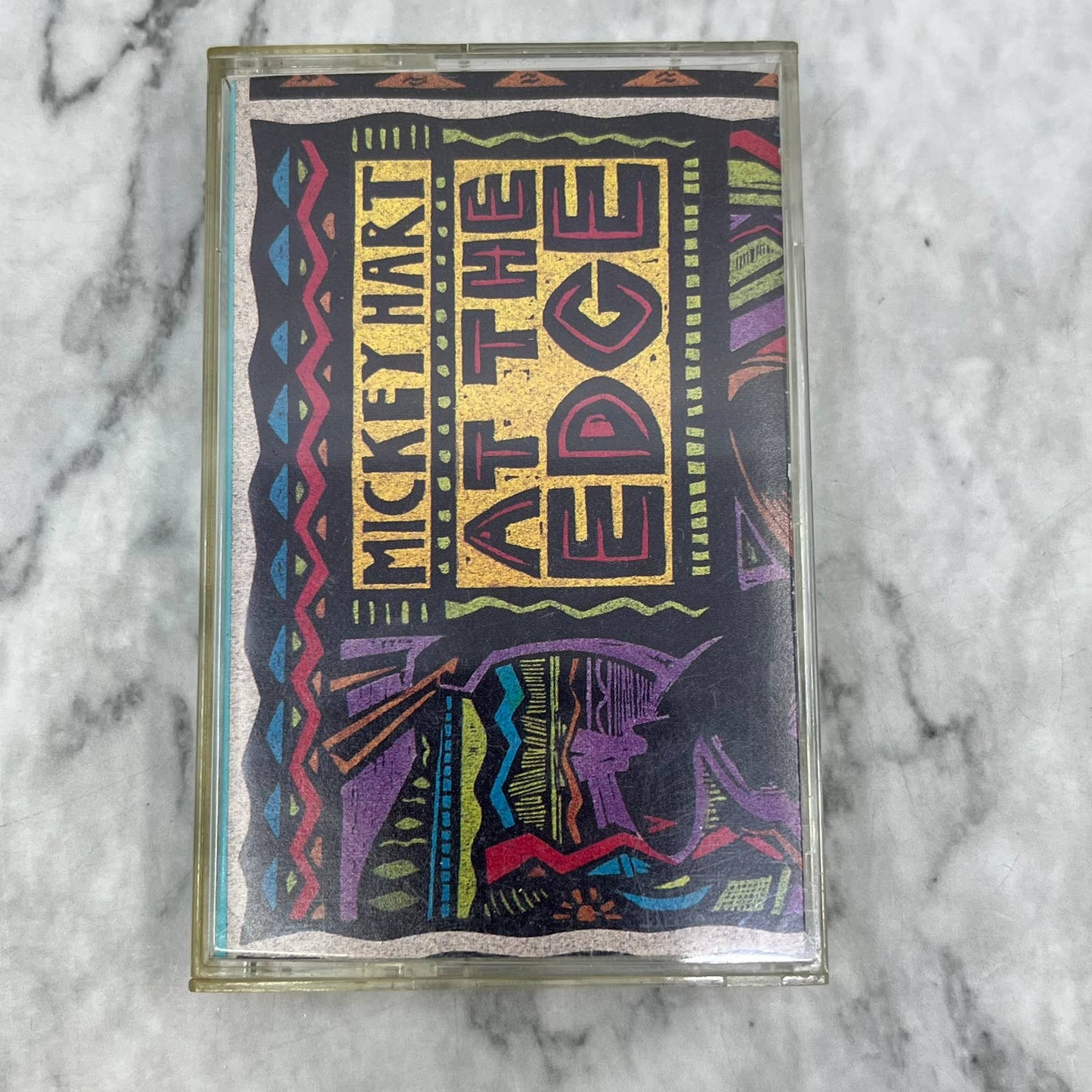 MICKEY HART - AT THE EDGE - 1990 - RYKO Cassette Tape TC7-47