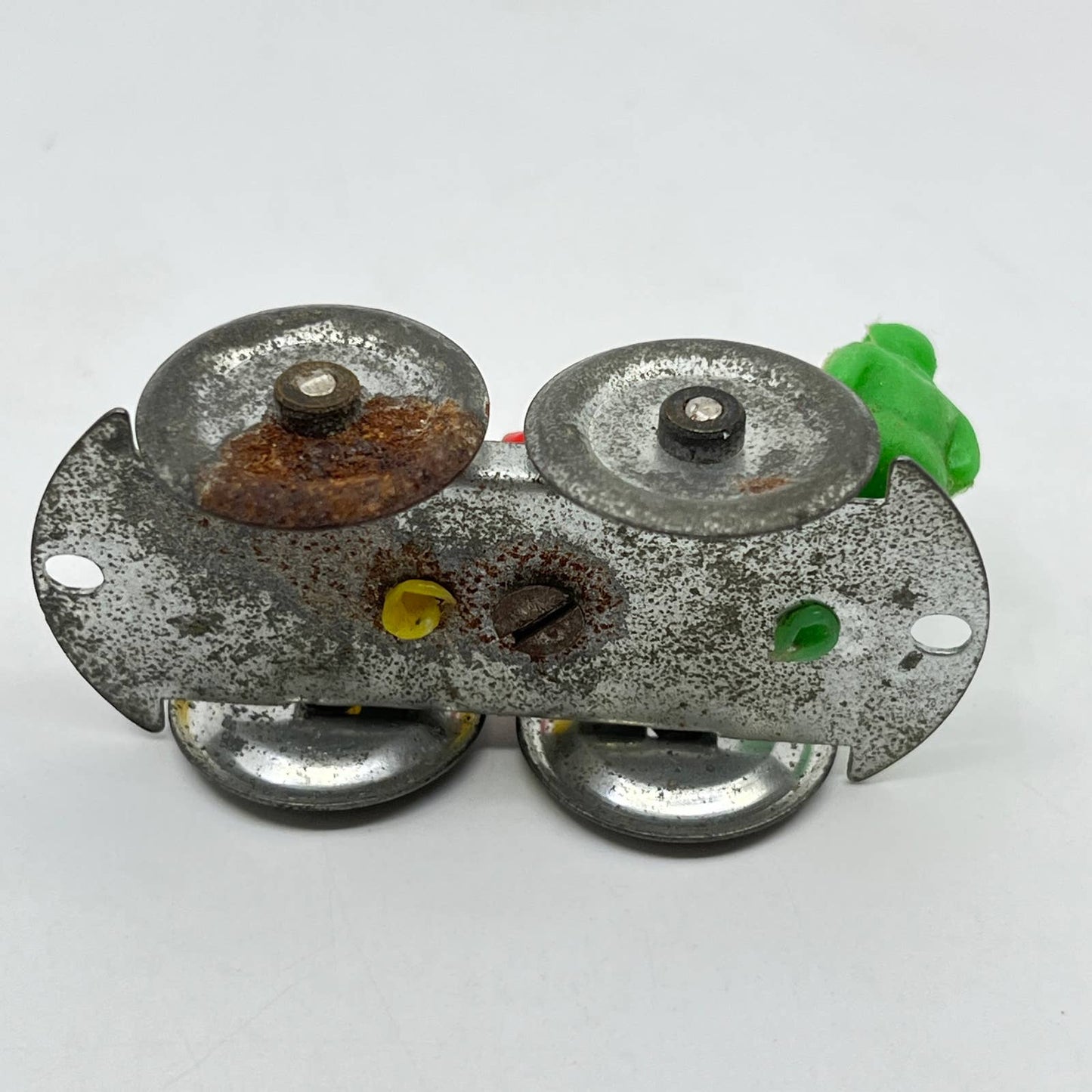 Vintage Train Pump Cart Tin Toy Celluloid Men SD6