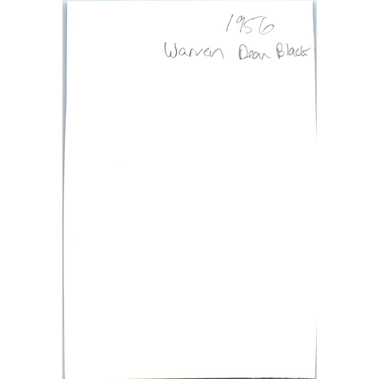 1956 Original Photo Virginia Warren Dean Black Unusual Pose With Cat 3x4 TJ9-PG7