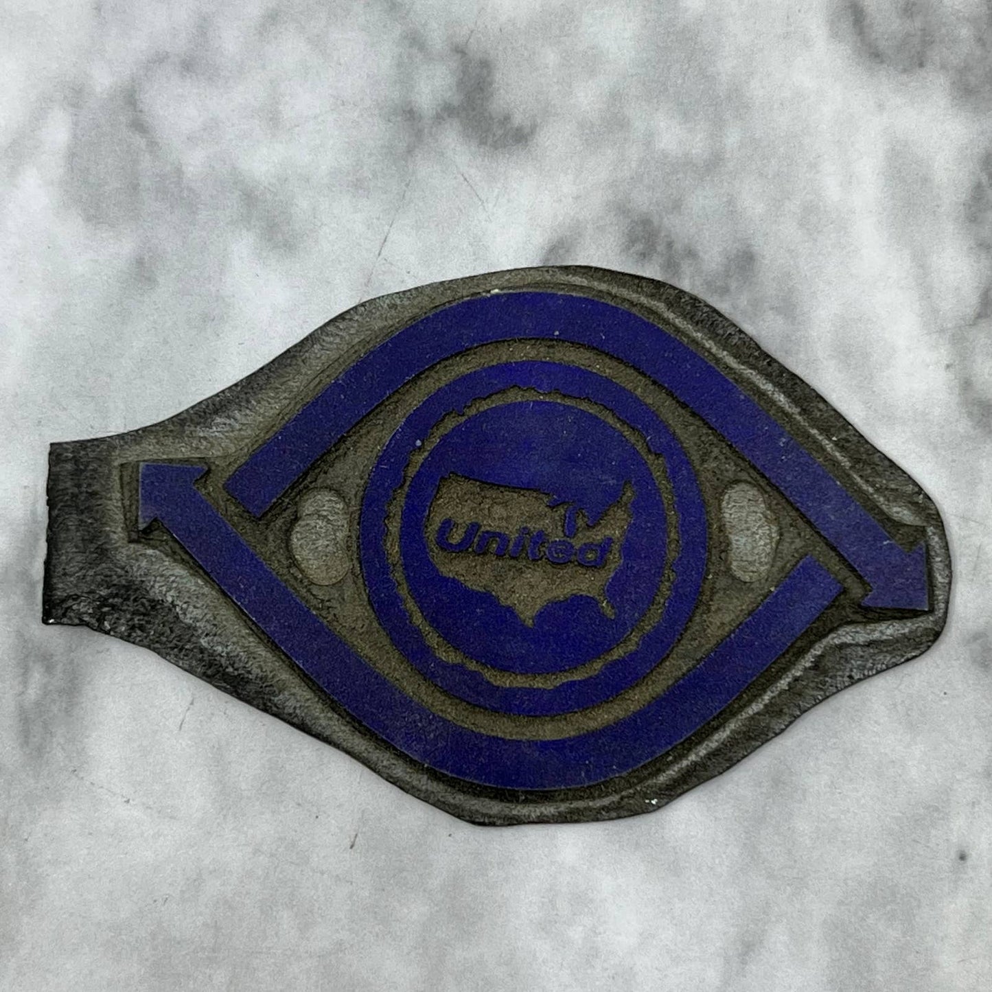 Vintage Printing Letterpress Printers Block Plate United Logo TJ511