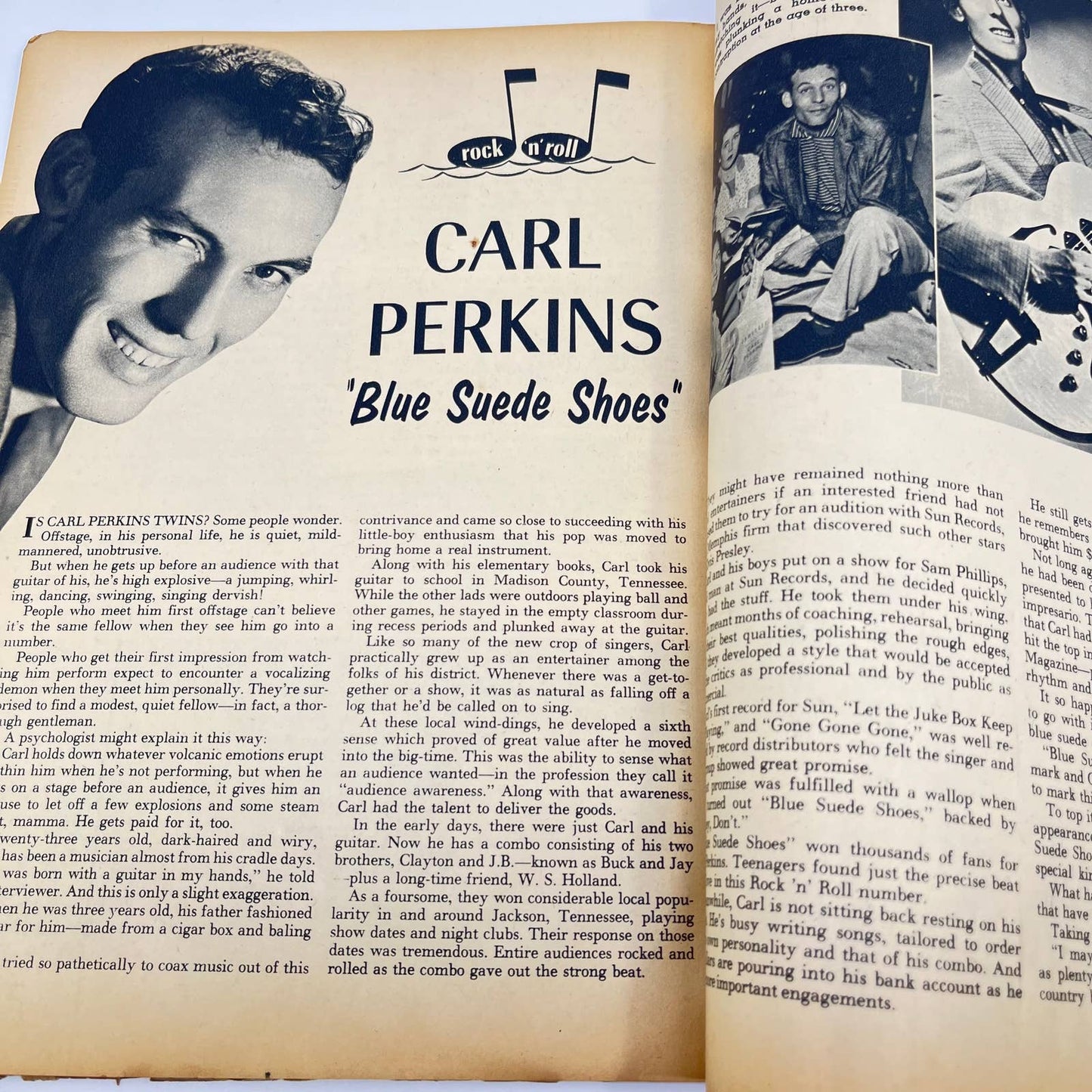 Rock 'N Roll Stars: 1956 Pop Music Magazine - Elvis Bill Haley Pat Boone TF3