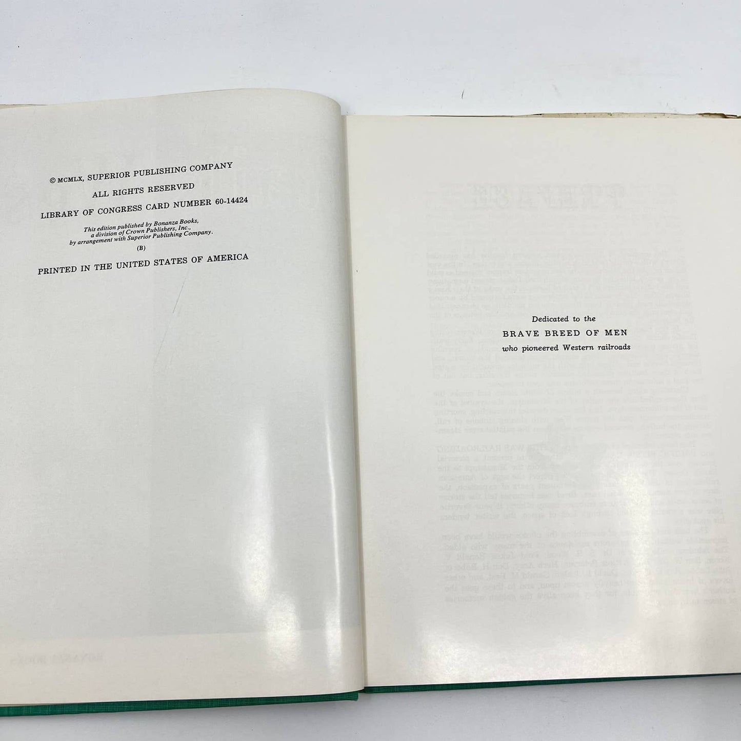 Rails West by George B Abdill 1960 Hardcover Dust Jacket Trains Railroad TF1