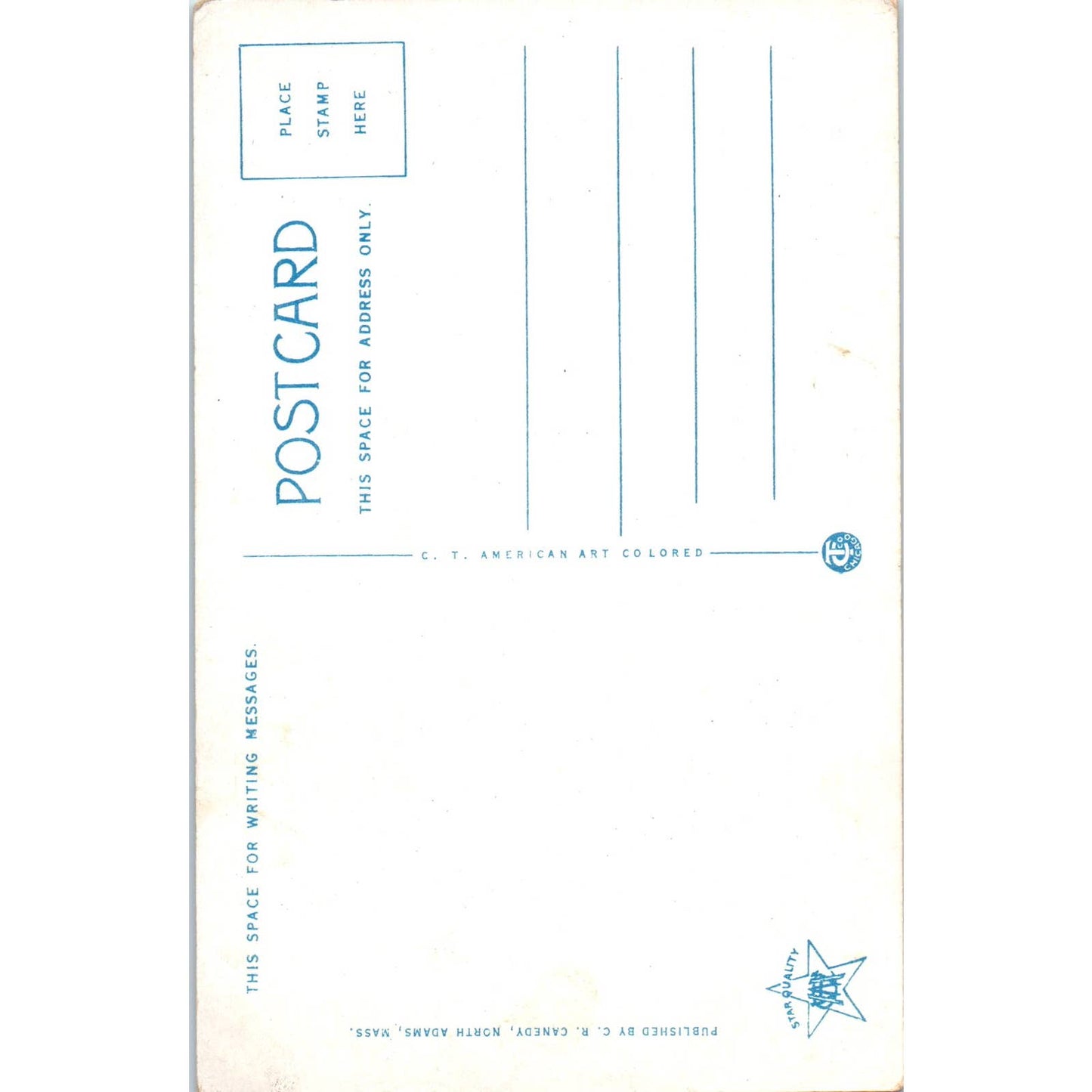 The Berkshires MA 1920s - Original Postcard TJ9-P1