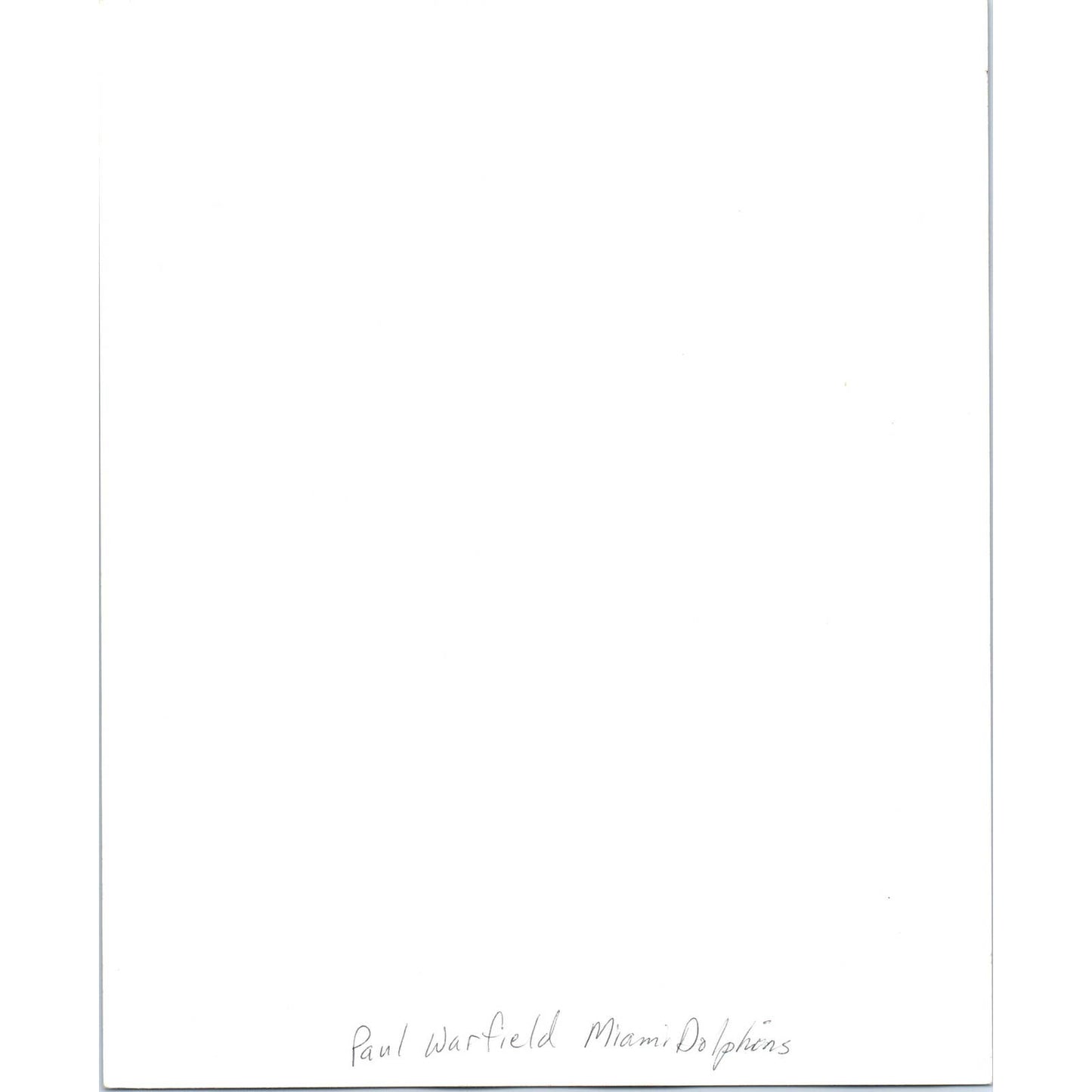 1970s Press Photo Football NFL Miami Dolphins Paul Warfield 8x10" TK2-FP