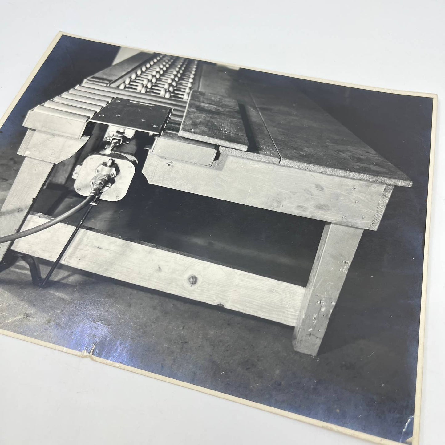 1940s Assembly Line Manufacturing Machinery Photo 8x10” AA7-20