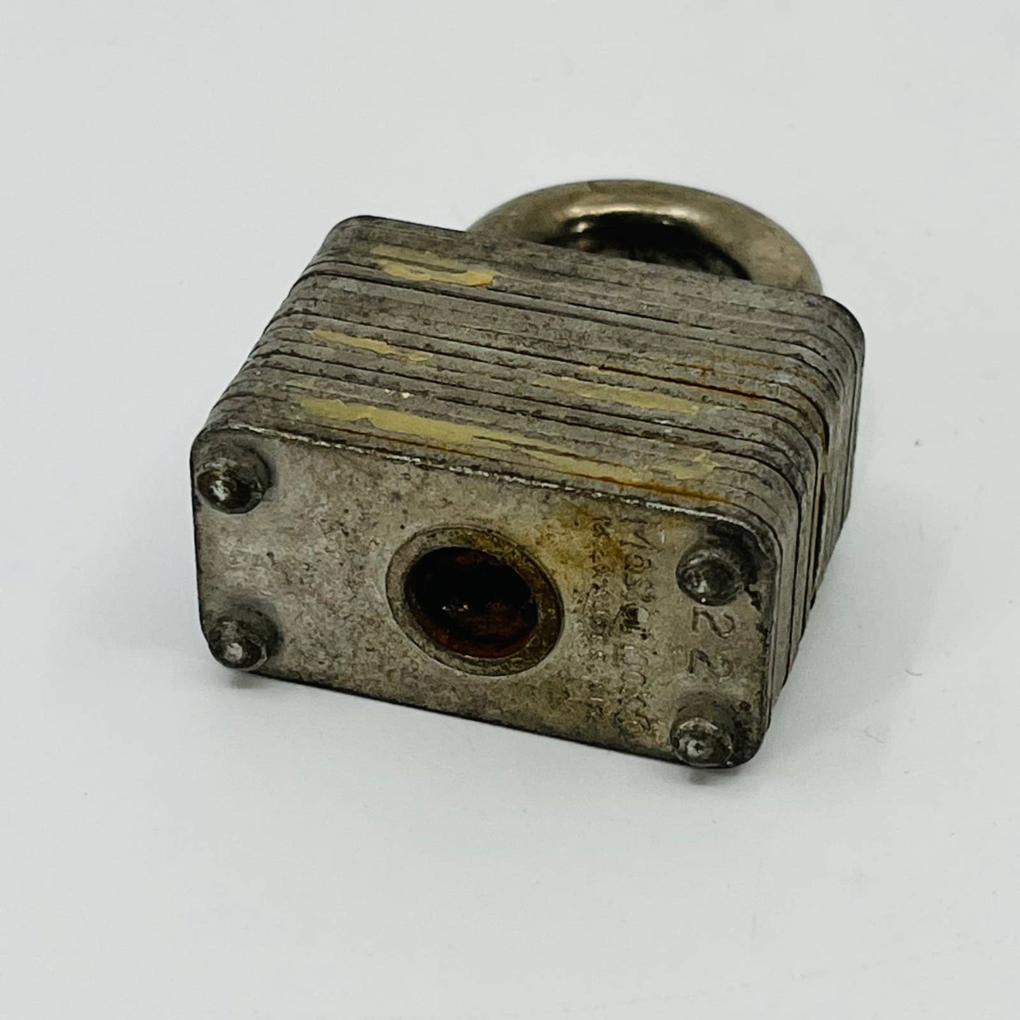 Vintage Master Lock #22 with 1 Key Milwaukee Wisconsin Made in USA SA3