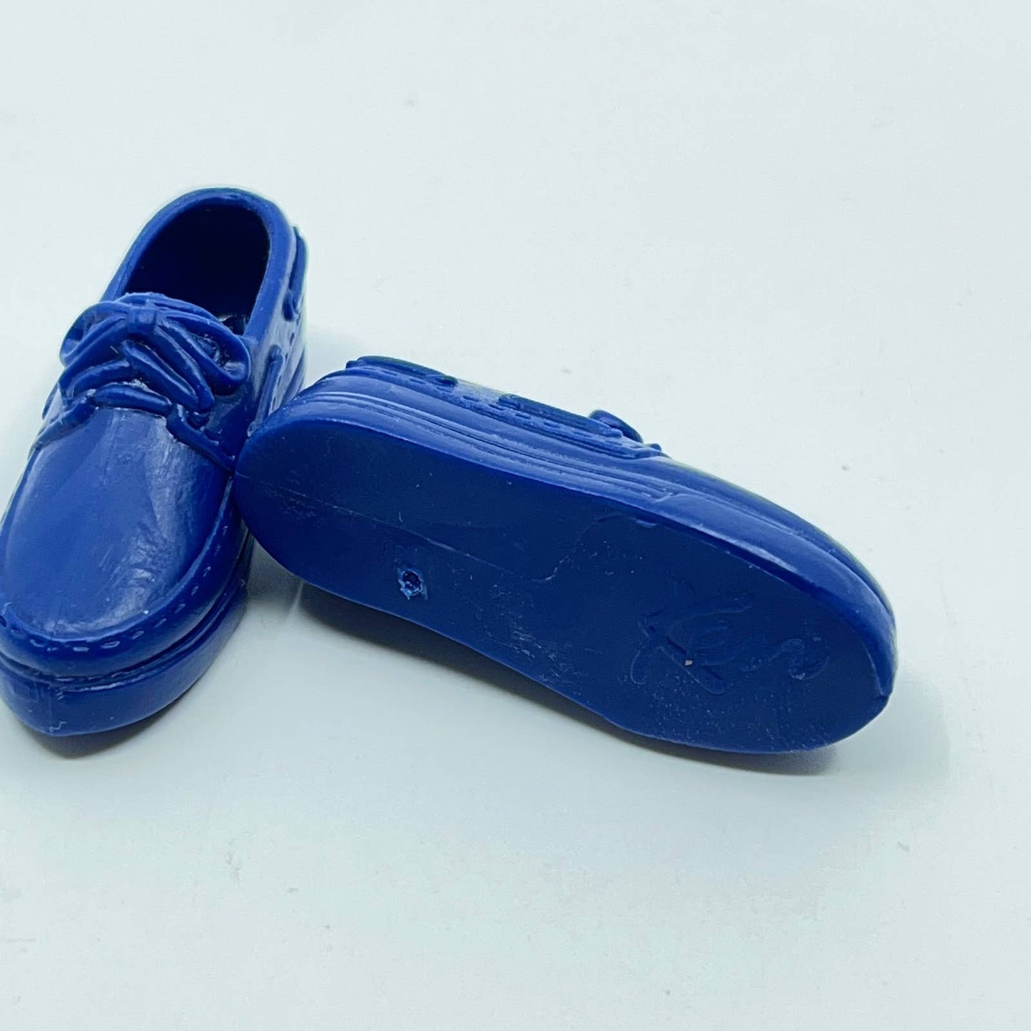 1980s Mattel Barbie Ken Doll Blue Loafers Boat Shoes Topsiders SC6