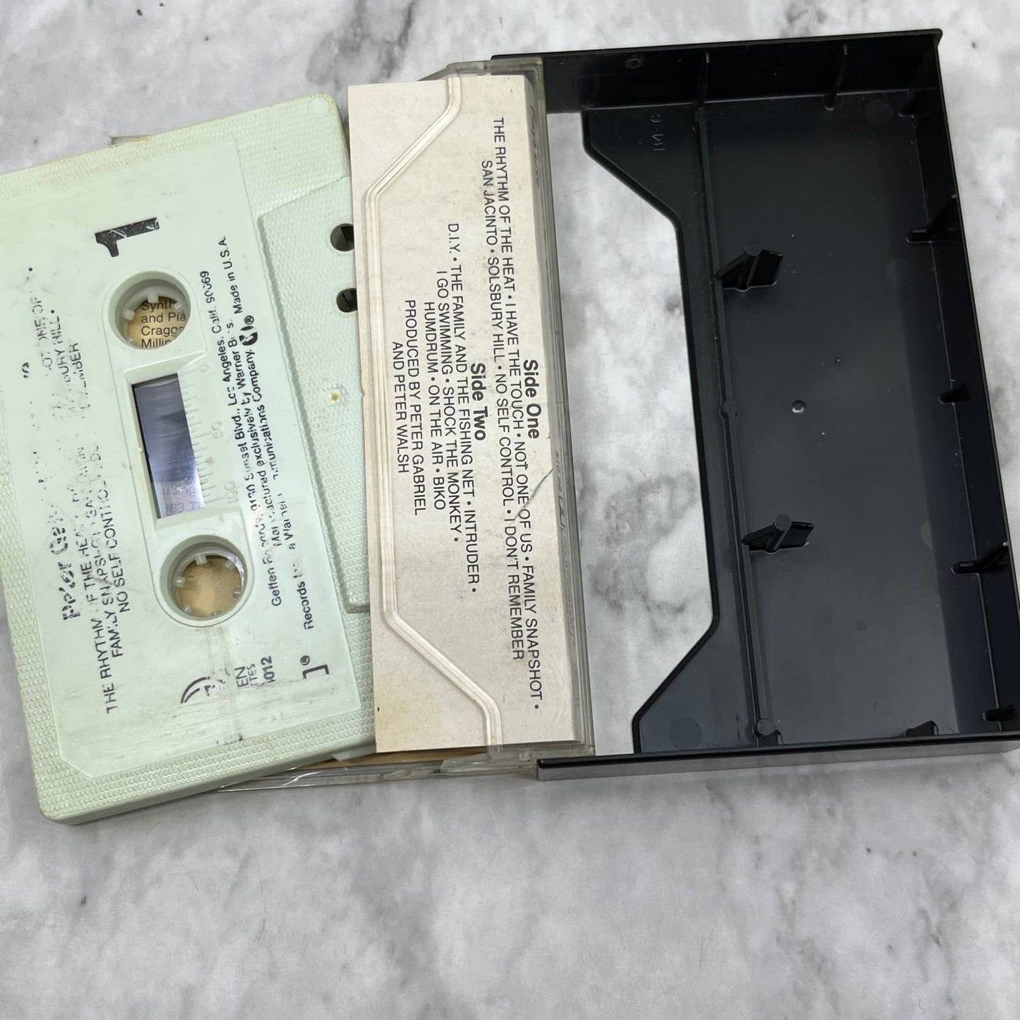 Peter Gabriel Plays Live Cassette Tape TJ6-83