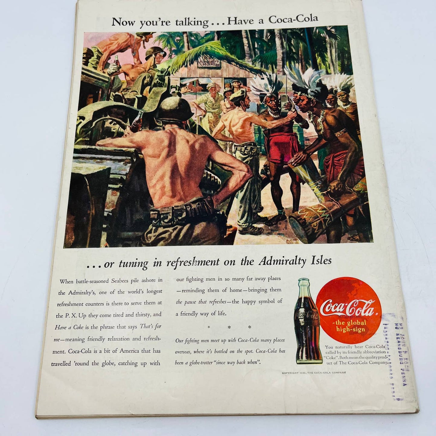 LIFE MAGAZINE Oct 15 1945 STRIKES IN THE US World War 2 Truman Roosevelt