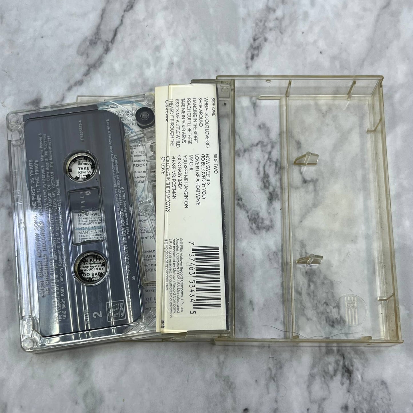 Every Great Motown Song The First 25 Years Volume 1 1960s Cassette Tape TJ6-82