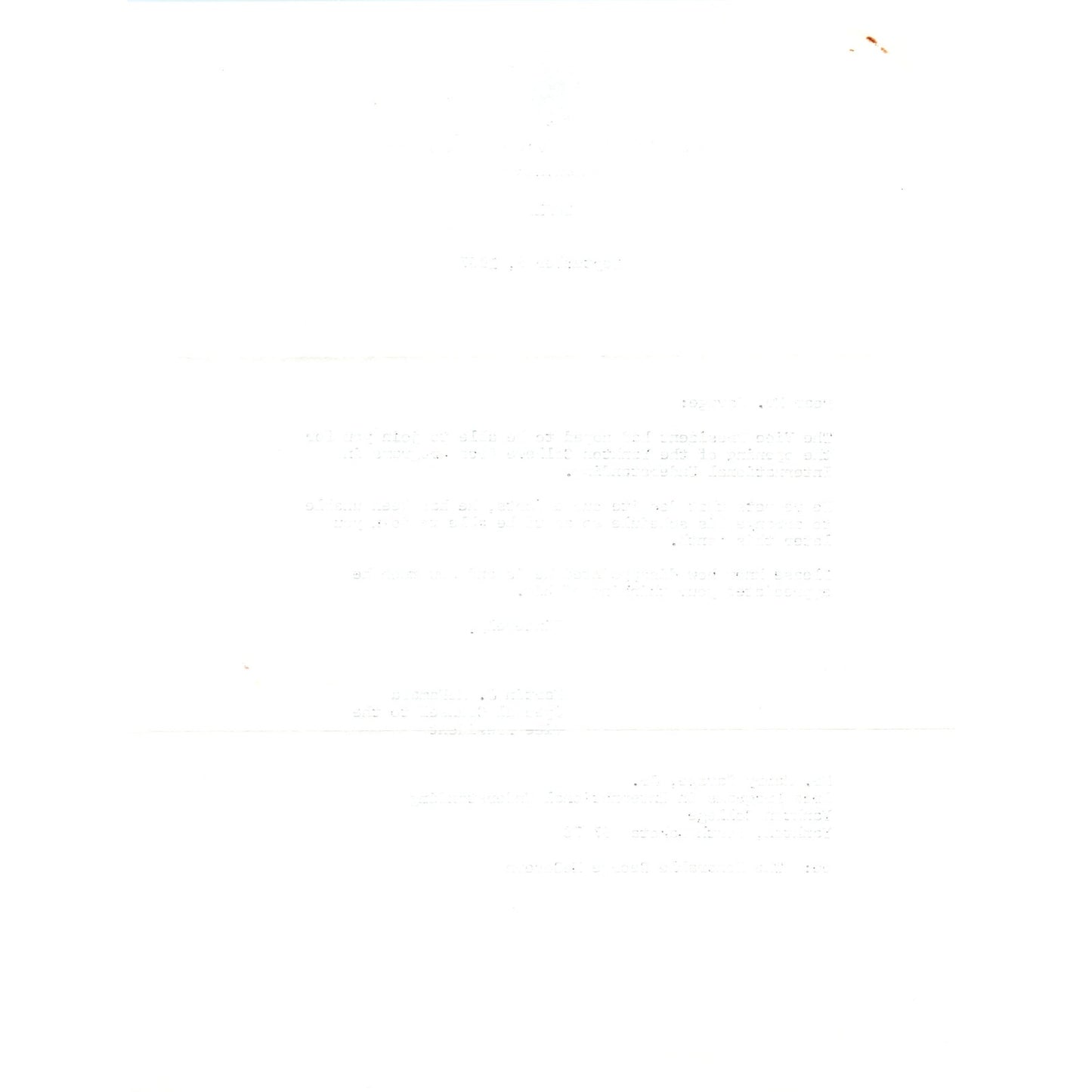 Vice President Official Letterhead Signed Martin J. McNamara Sep 5 1967 B11
