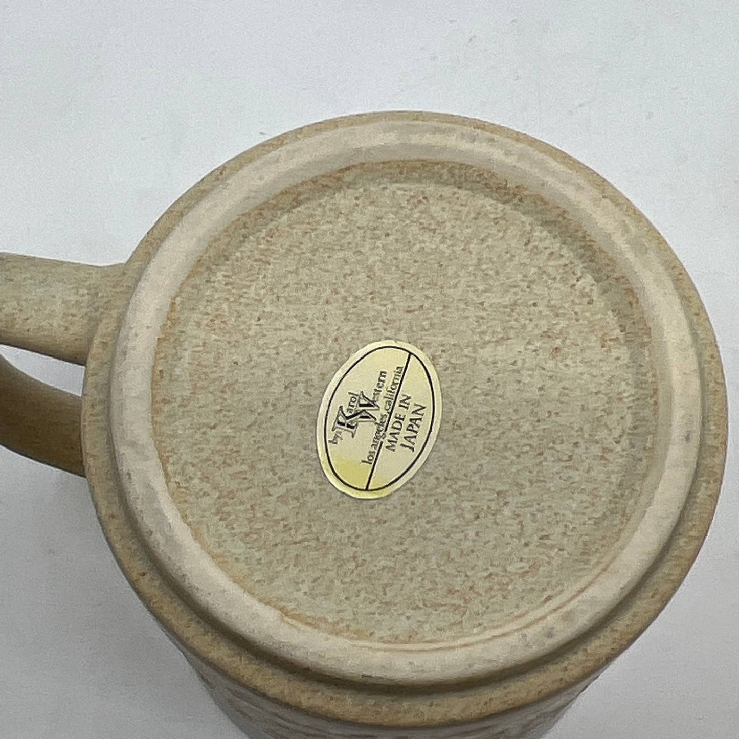 Vintage California Mug Coffee Cup Retro Patchwork Design Karol Western Japan TI3