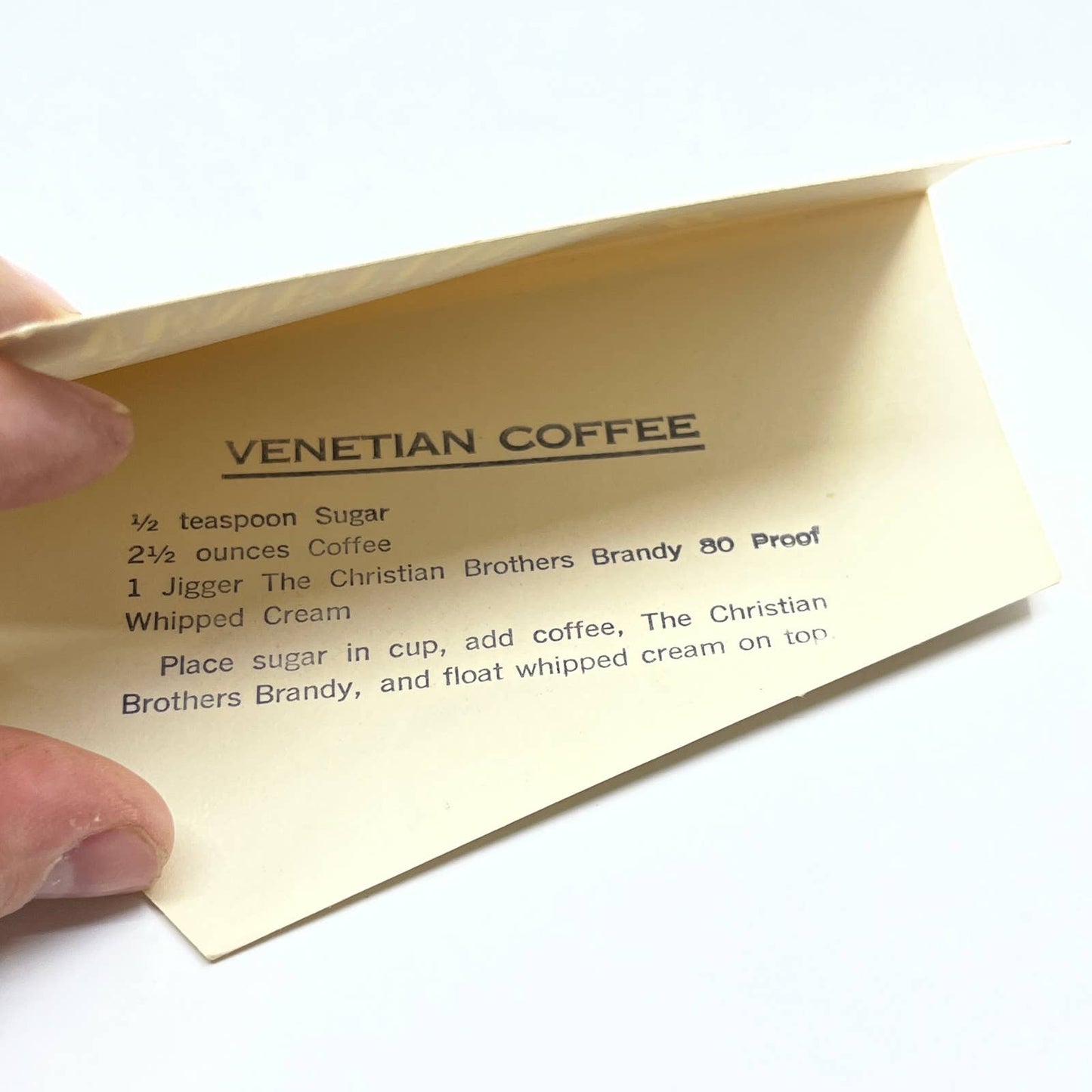 Bocce Ball San Francisco CA Operatic Night Club Venetian Coffee Table Card AB8