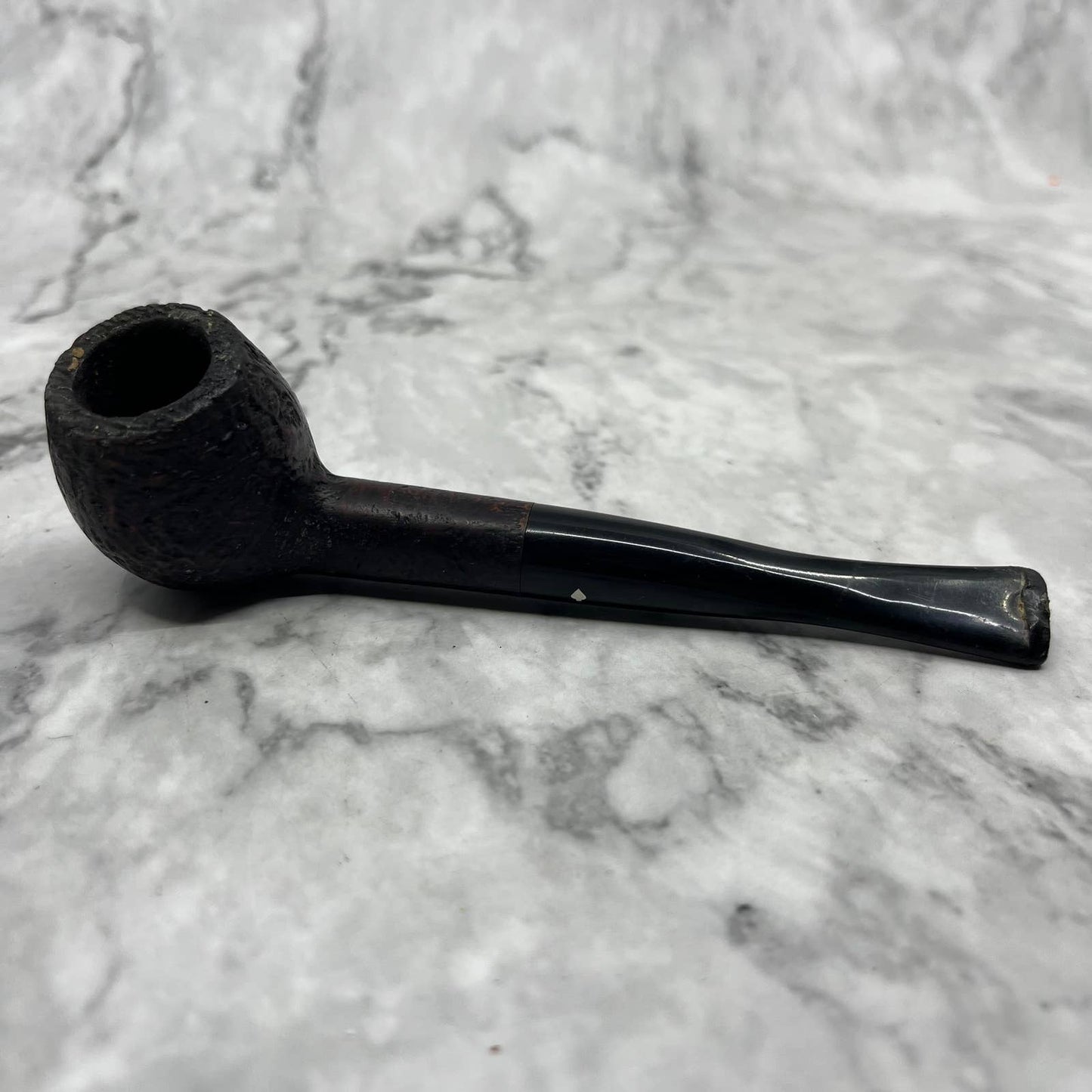 Vintage Dr. GRABOW Sandblasted Commodore #10 Bulldog Tobacco Smoking Pipe TJ9-1