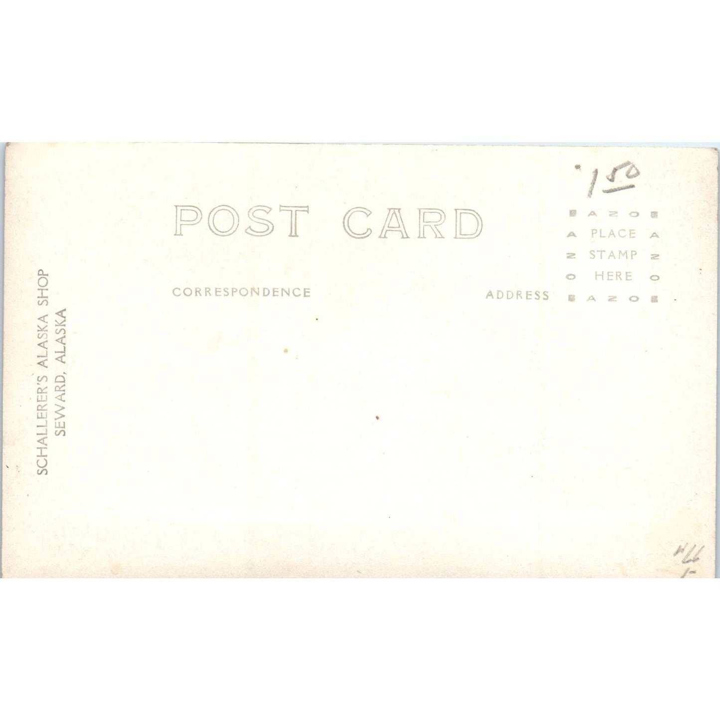 Harding Gateway Resurrection Bay Alaska RPPC Original Postcard TK1-P12