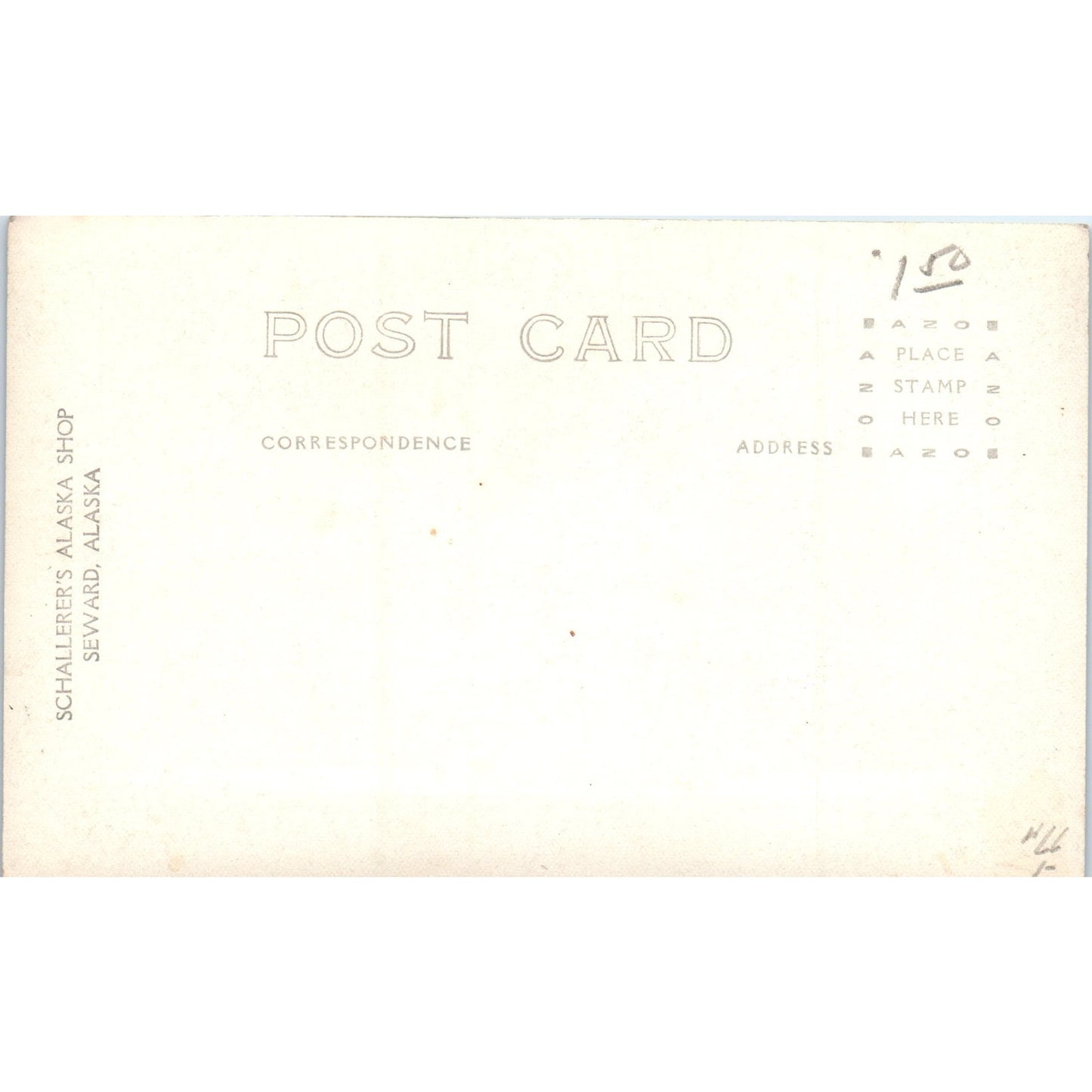 Harding Gateway Resurrection Bay Alaska RPPC Original Postcard P2-7