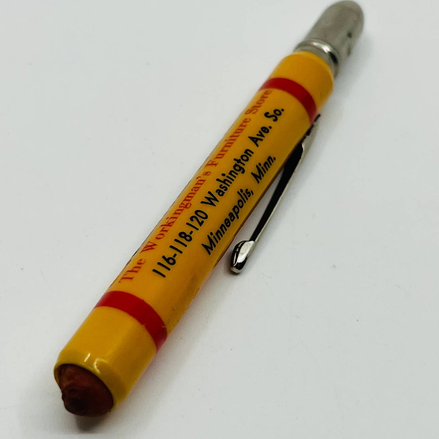 Bullet Pencil Town Market Furniture Co. Minneapolis MN Washington Ave So. SB3