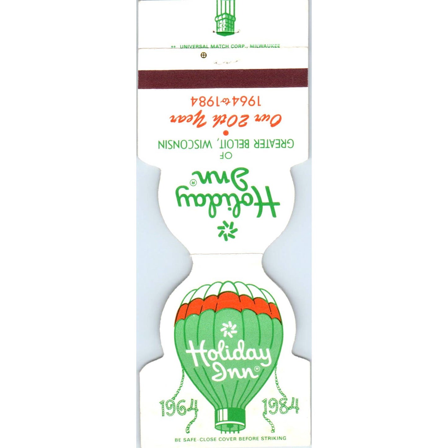 Holiday Inn Sword & Stone Restaurant Beloit WI Matchbook Cover SA1-M3