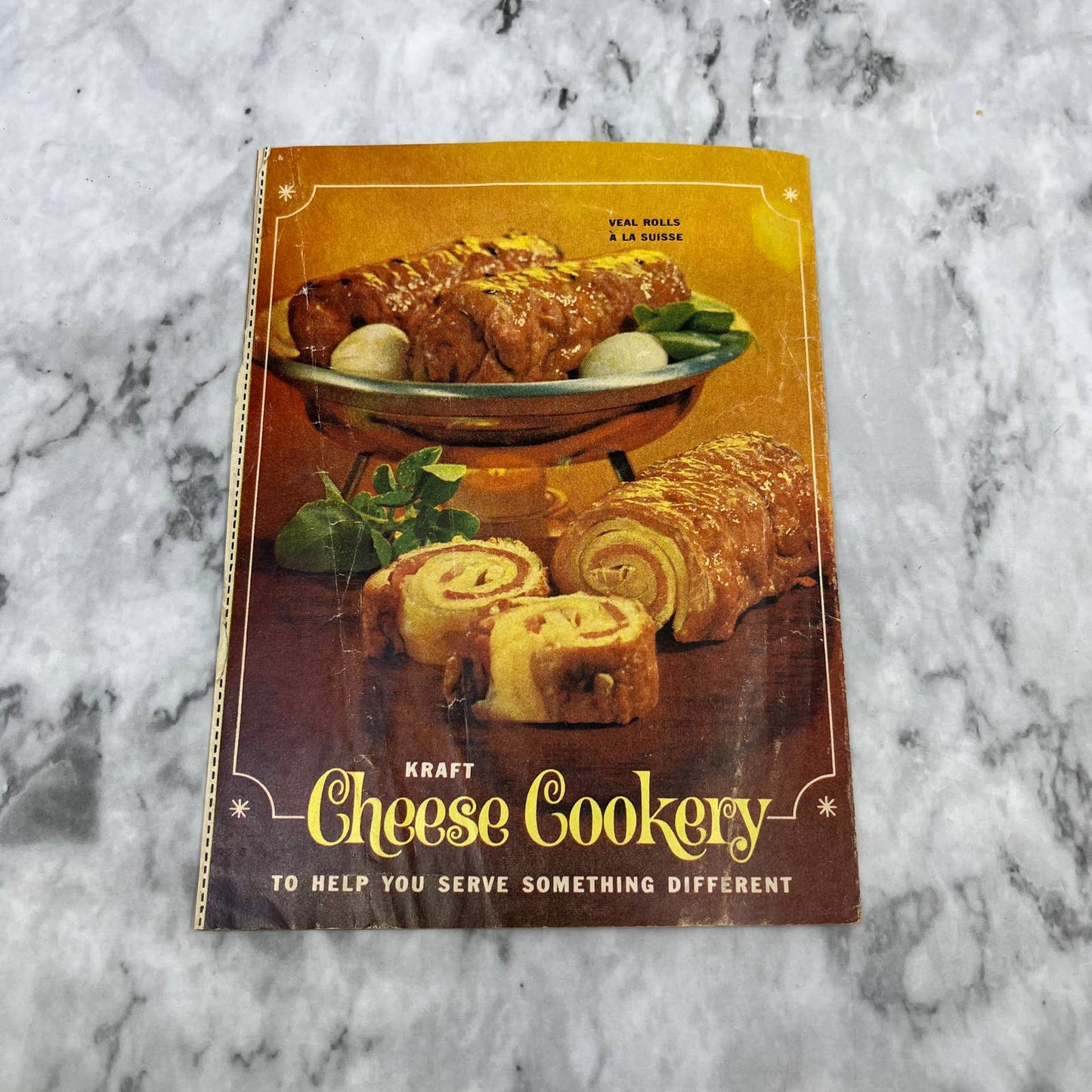 Vintage Kraft Cheese Cookery Recipe Pamphlet Cookbook TJ4