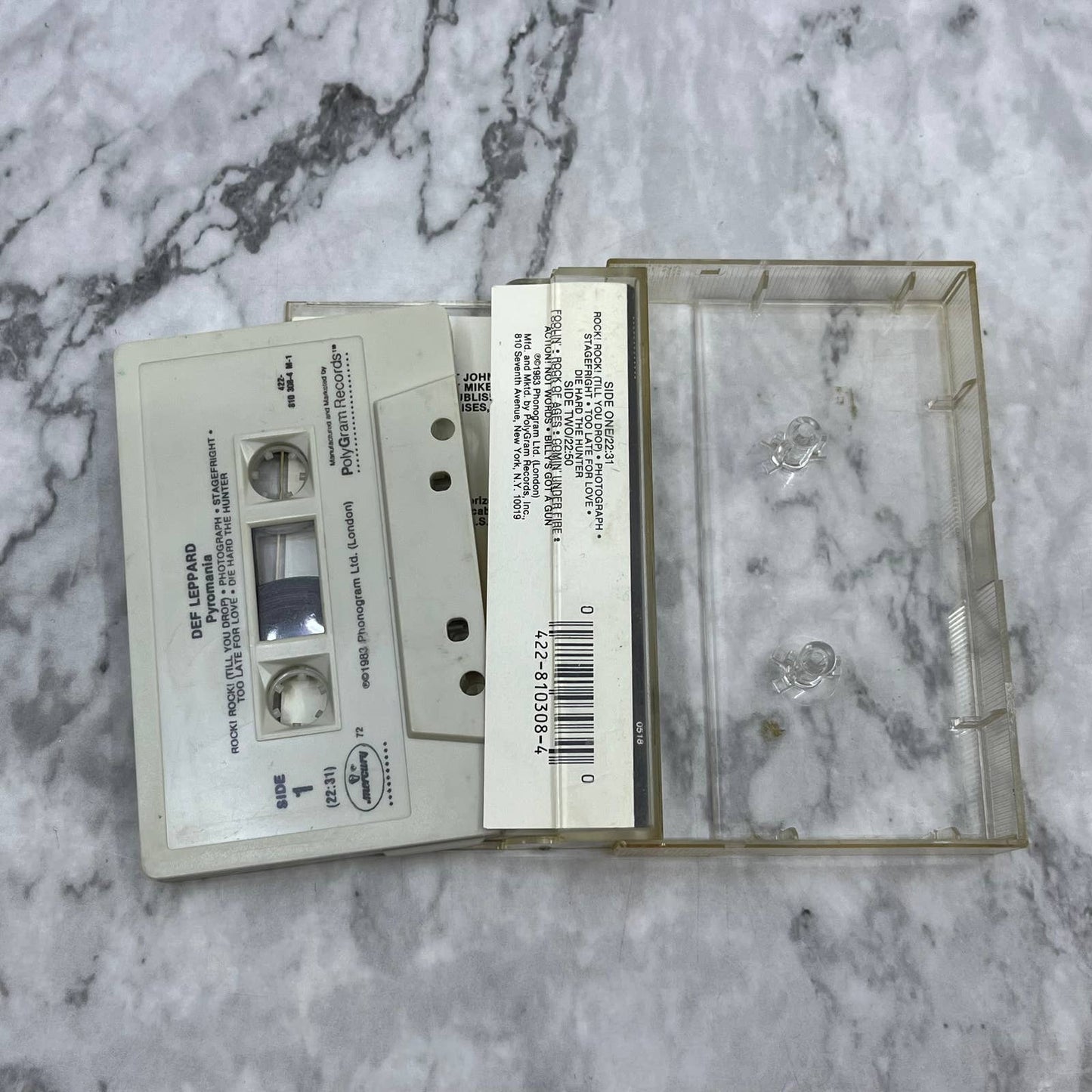 Pyromania by Def Leppard Cassette 1987 Mercury Records Cassette Tape TI1-40