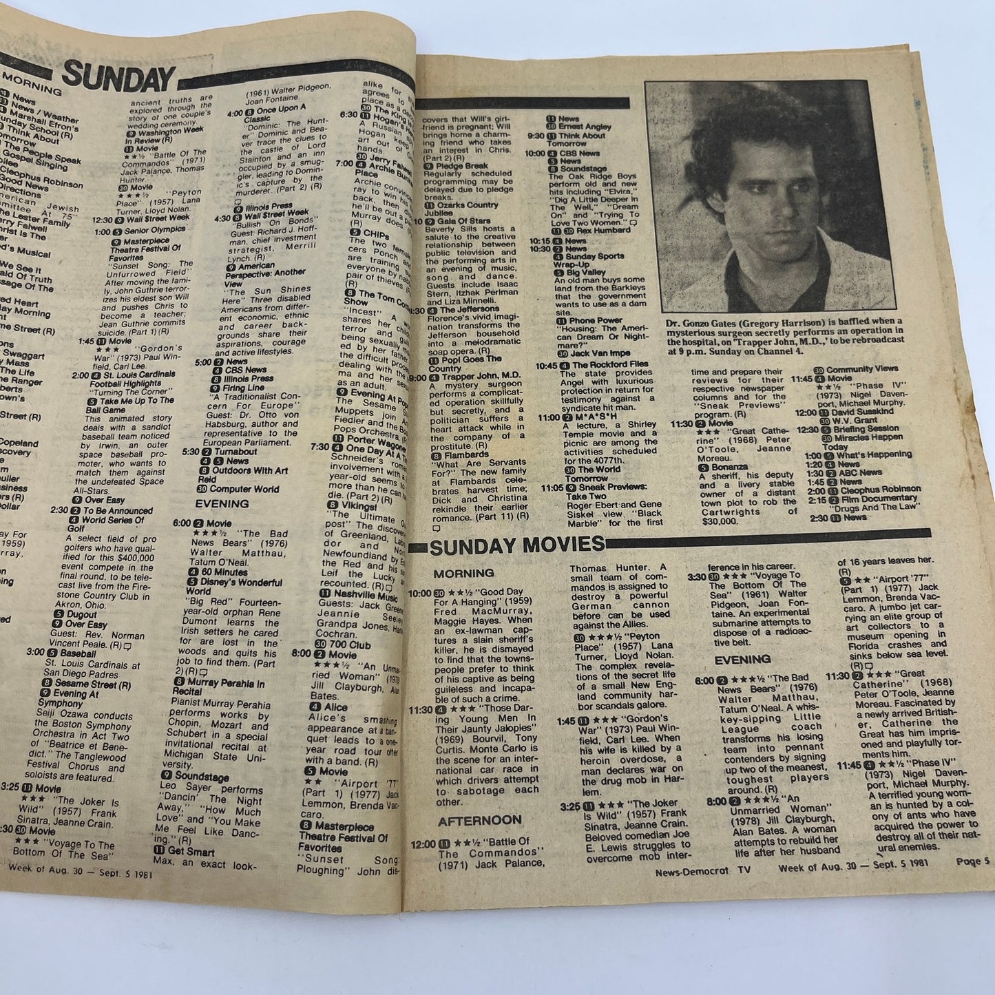 1981 Aug 30 Bellville IL News-Democrat TV Listings Magazine The Family Man A18