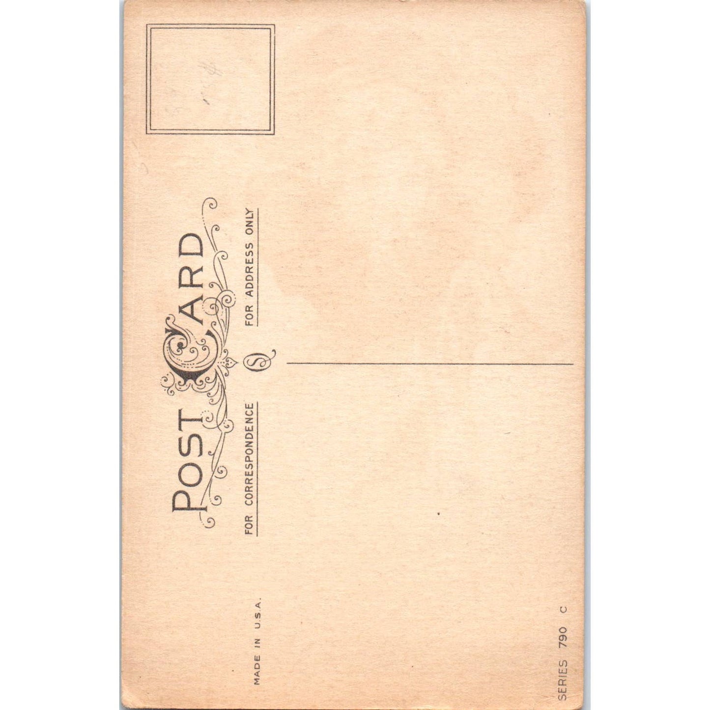 Valentine Face in Flower Purple Pansy Helen E. Jeffers Original Postcard TK1-27