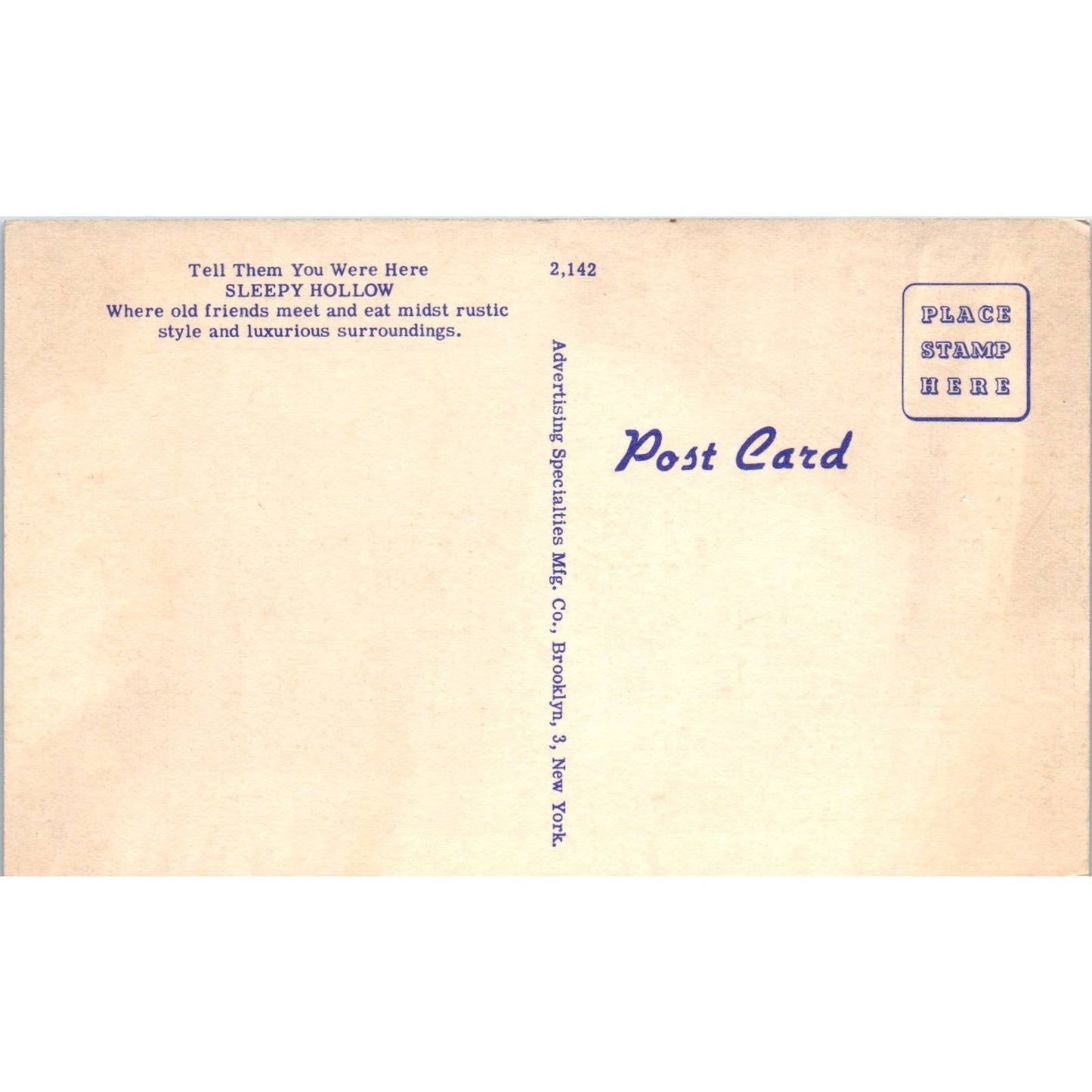 Ligonier PA Sleepy Hollow Restaurant Log Cabin Lincoln Hwy 30 Postcard TJ9-P1