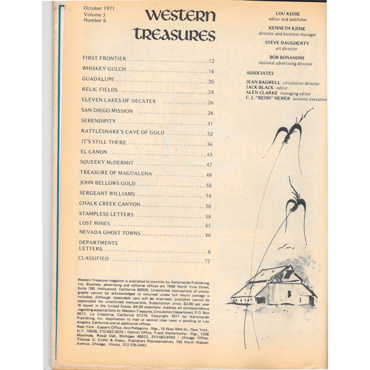 Western Treasures Magazine - Treasure Hunting Metal Detecting Oct 1971 M3