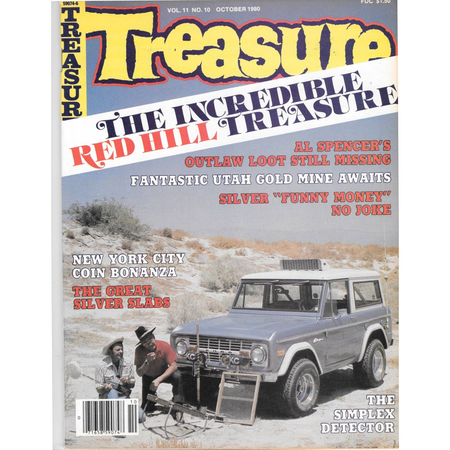 Treasure Magazine - Treasure Hunting Gold Mining Metal Detecting Oct 1980 M5