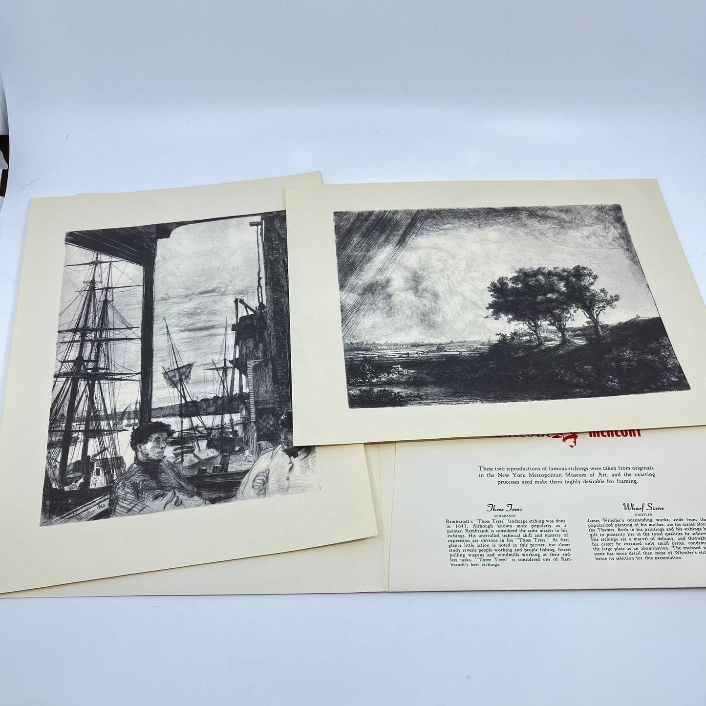 1949 Lincoln Mercury Christmas Promo Prints Dick Thackeray Johnstown PA TE2