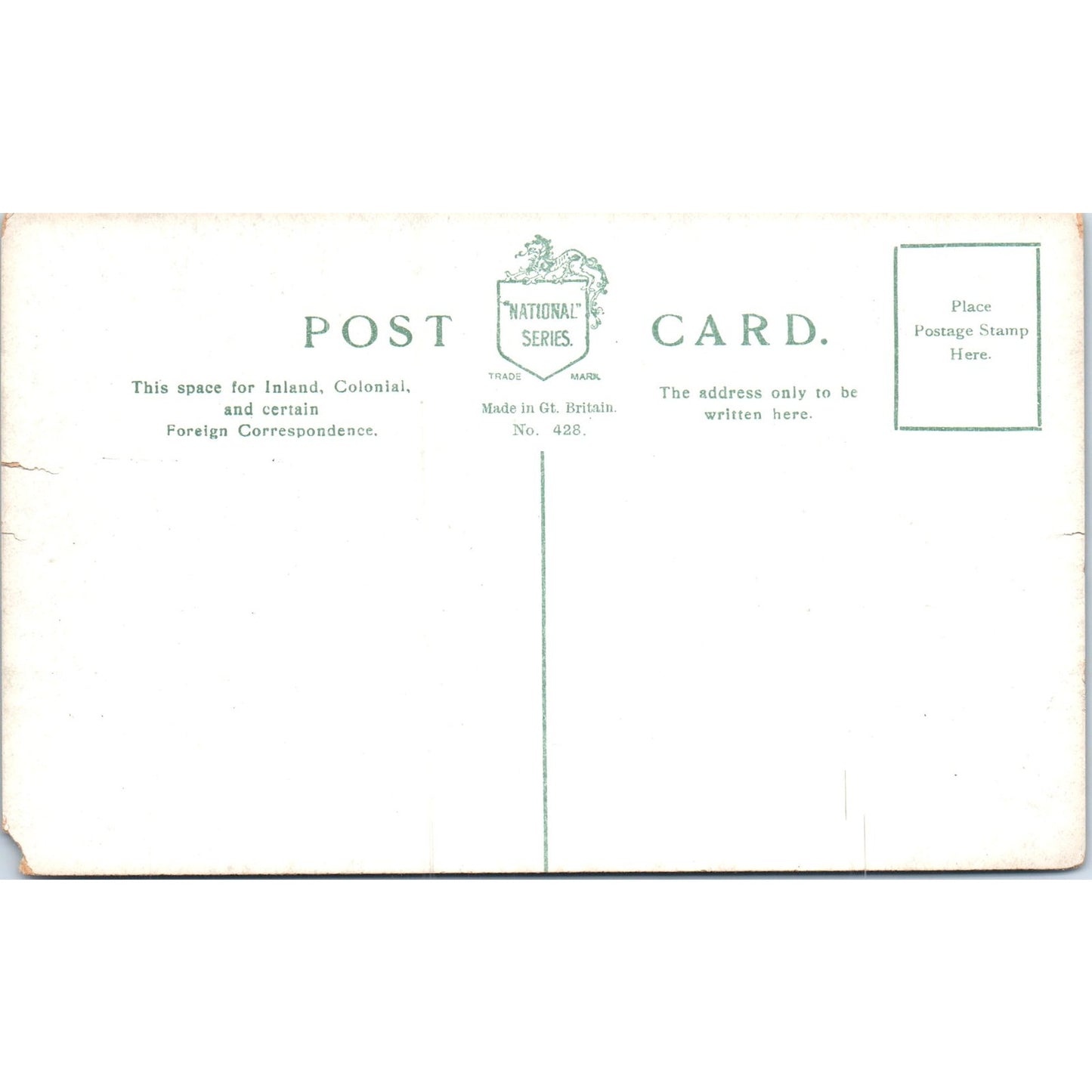 Little Boy Playing Noah's Ark Original Postcard P2-8