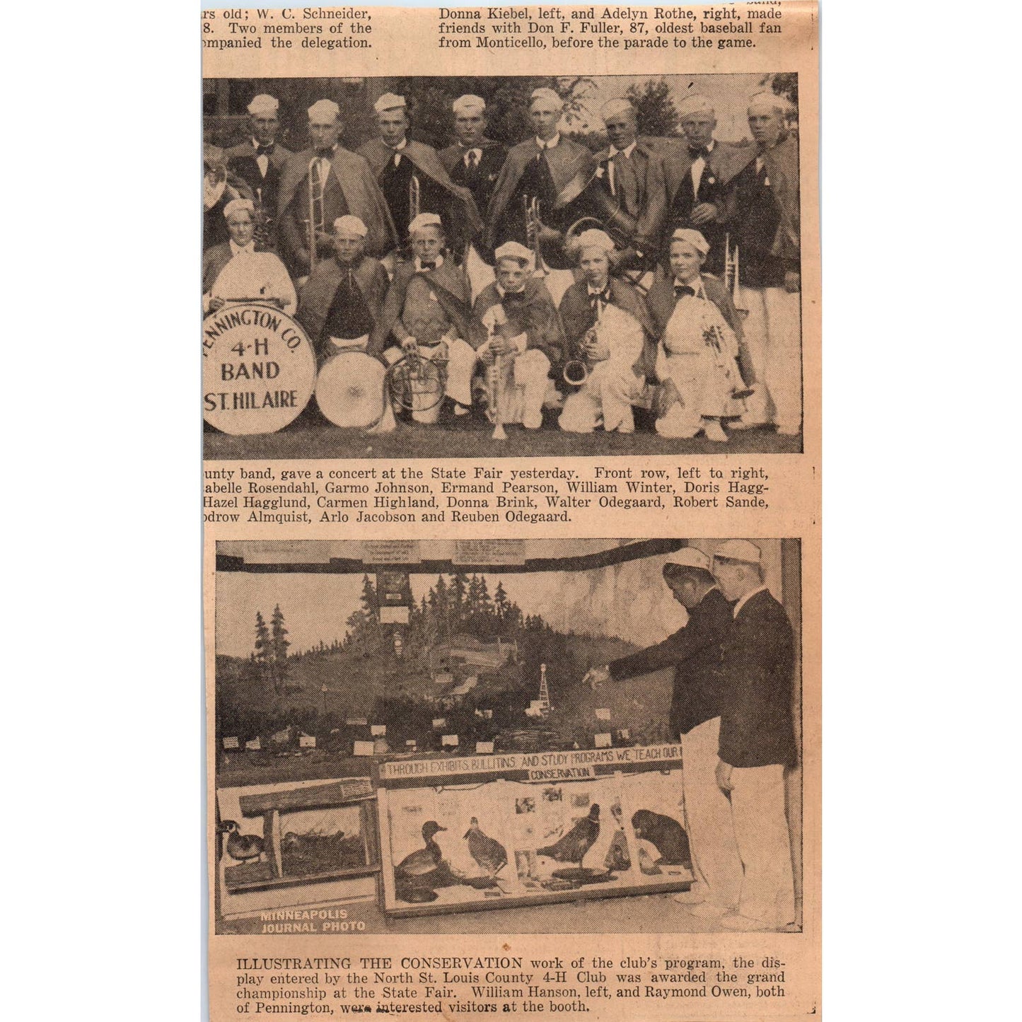 1935 Minneapolis Journal Newspaper Ad Parker Vacuumatic Fountain Pens FL5-2