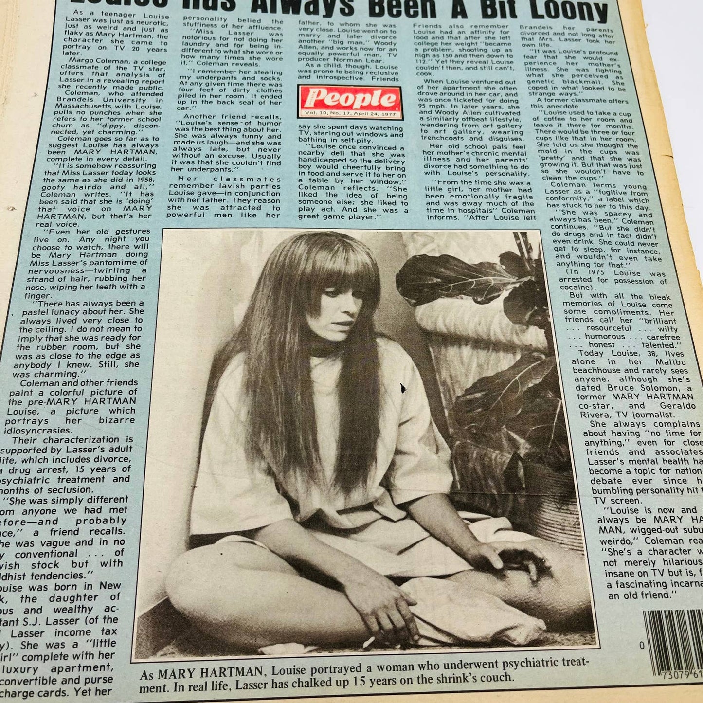 Modern People Tabloid 1977 John Travolta Michael Jackson Tatum O’Neal FL2