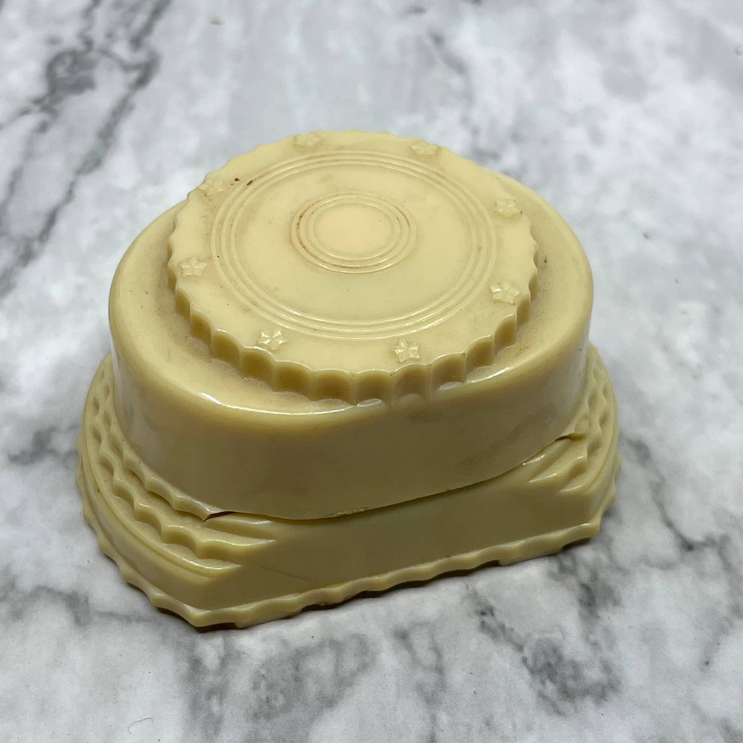 VTG Art Deco Bakelite Ring Box Wedding Jewelry Display USA TJ4