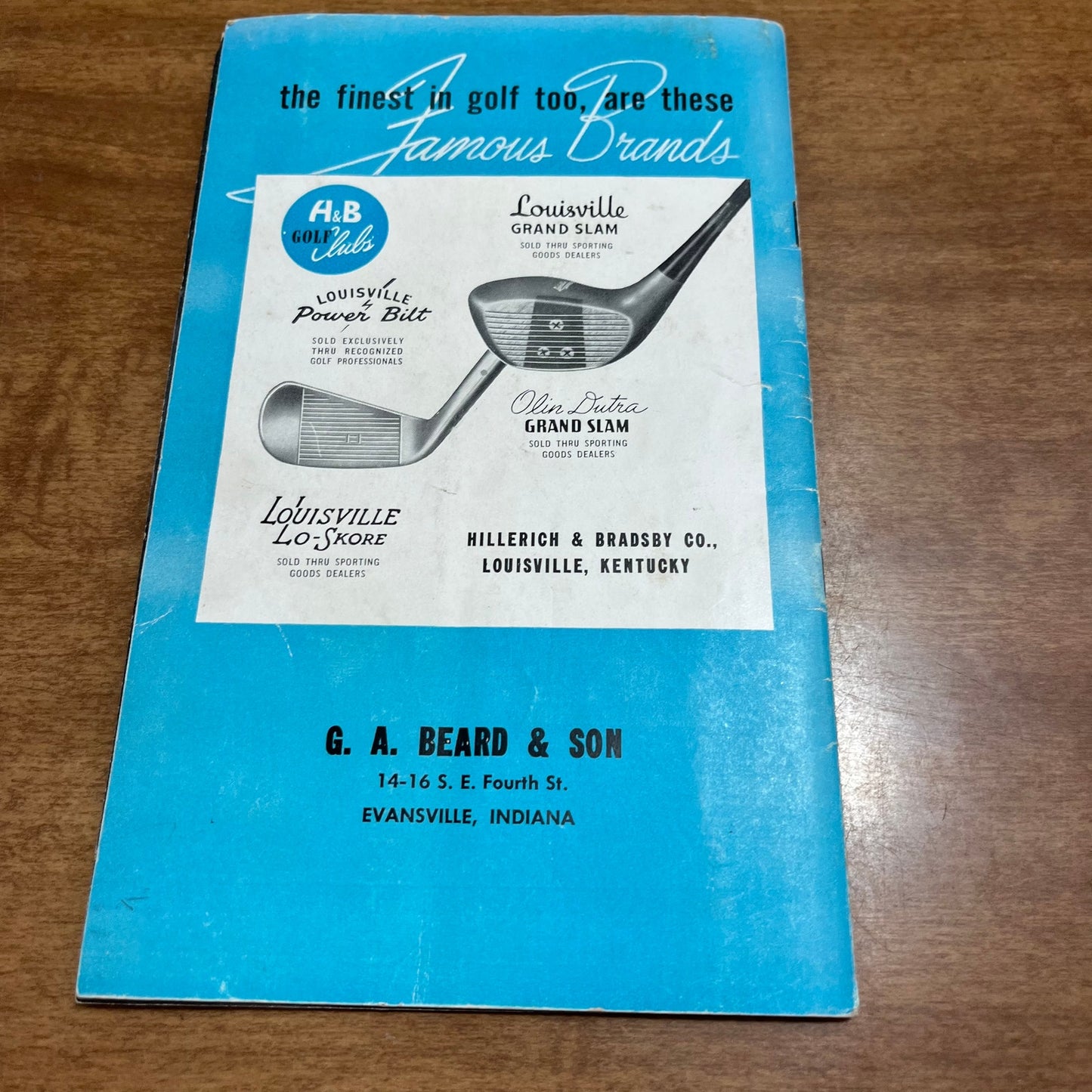1950 Softball Rules Booklet Louisville Slugger Ted Williams Jackie Robinson H4-3