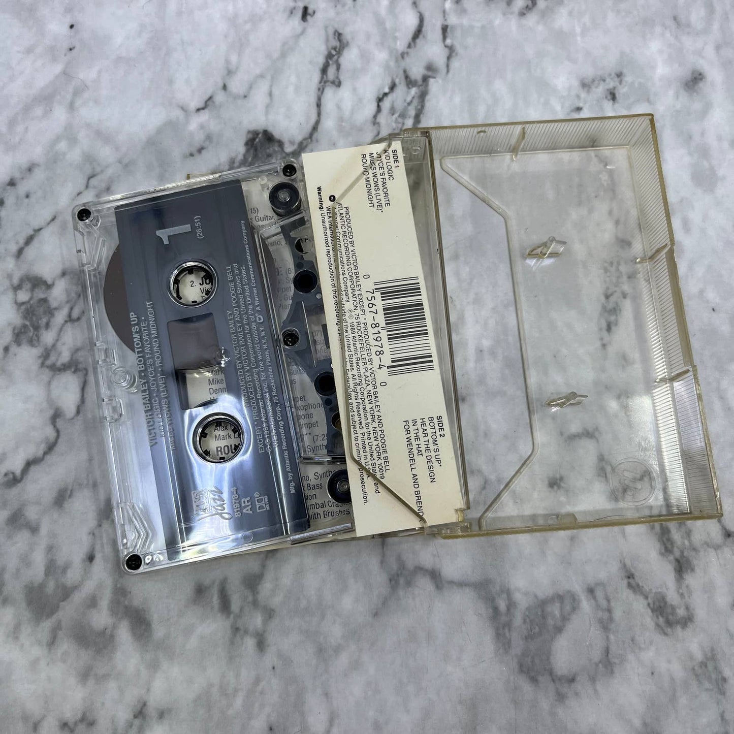Victor Bailey – Bottom's Up Cassette Tape TD9-63